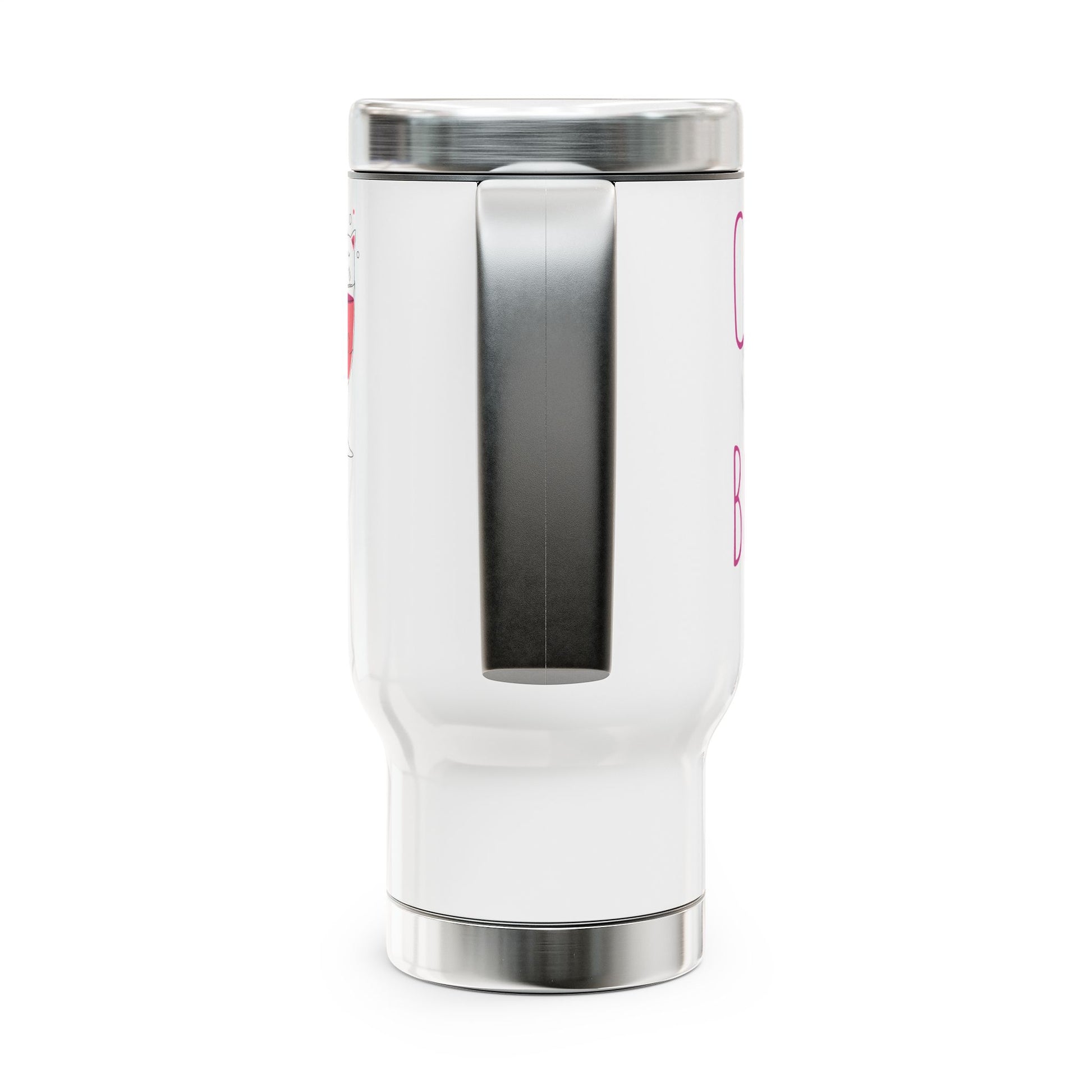 Travel Mug - Cute but Broken Stainless Steel, 14oz - aMOOsing Designs