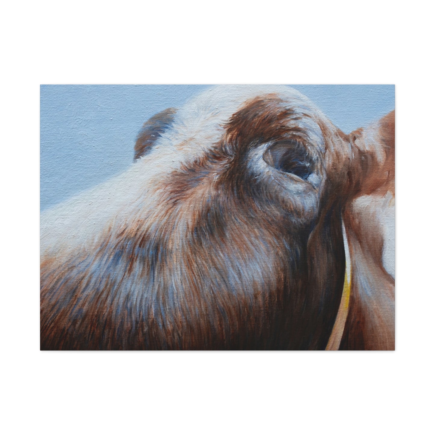 Farmhouse Chic Cow Art Canvas - Perfect for Country Decor - aMOOsing Designs