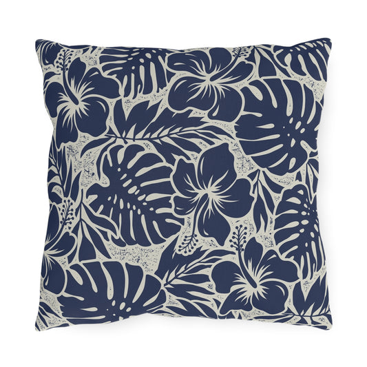 Tropical Outdoor Pillows - Elegant Home Decor, Garden Accessories, Patio Cushions, Summer Style, Nautical Vibe, Floral - aMOOsing Designs