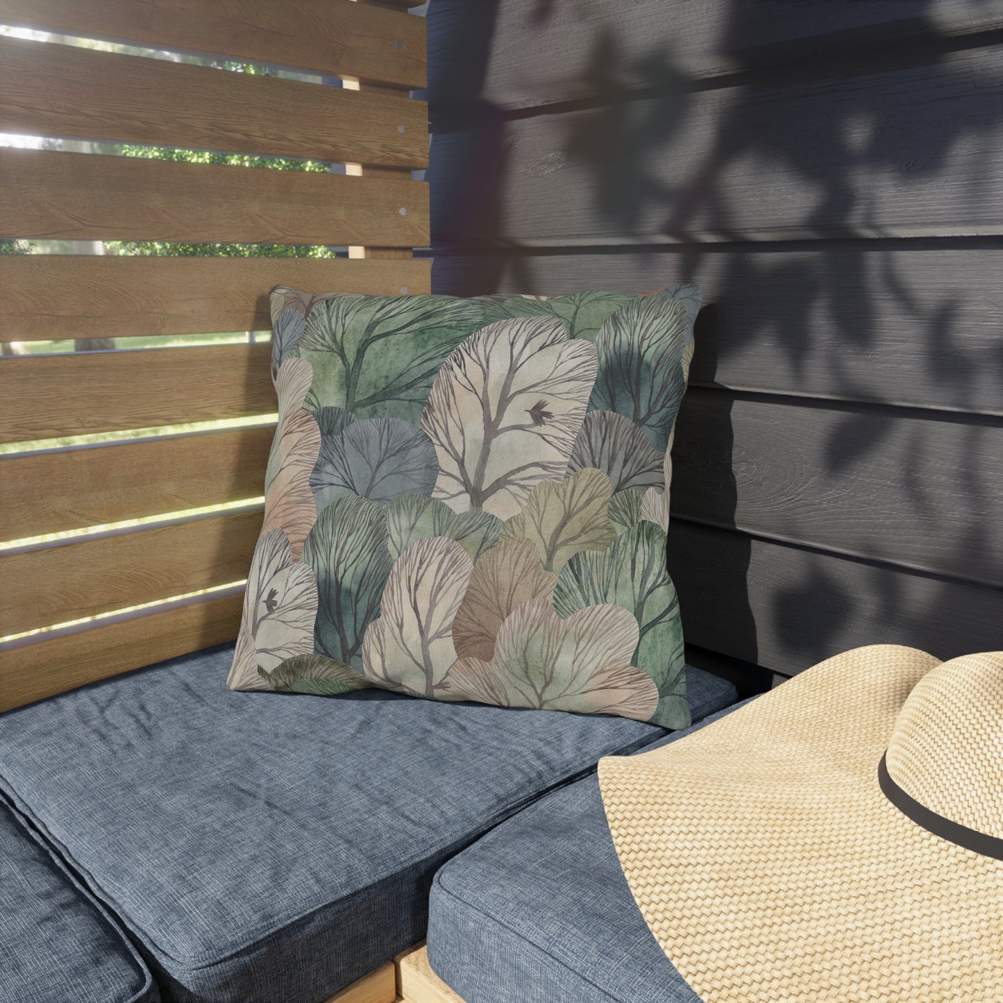 Nature-Inspired Outdoor Pillows with Leafy Design, Cozy Garden Decor, Patio Cushion, Unique Gift for Eco-Lovers, Boho Home Accents, [...]
