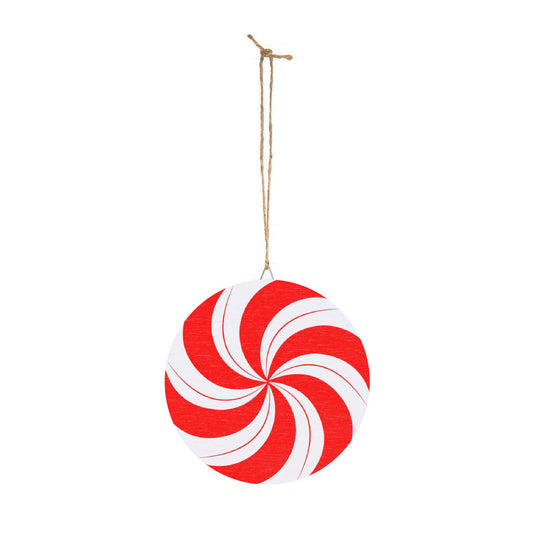 Peppermint Swirl Wood Sign, Festive Holiday Decor, Christmas Wall Art, DIY Home Decoration, Seasonal Gift Idea