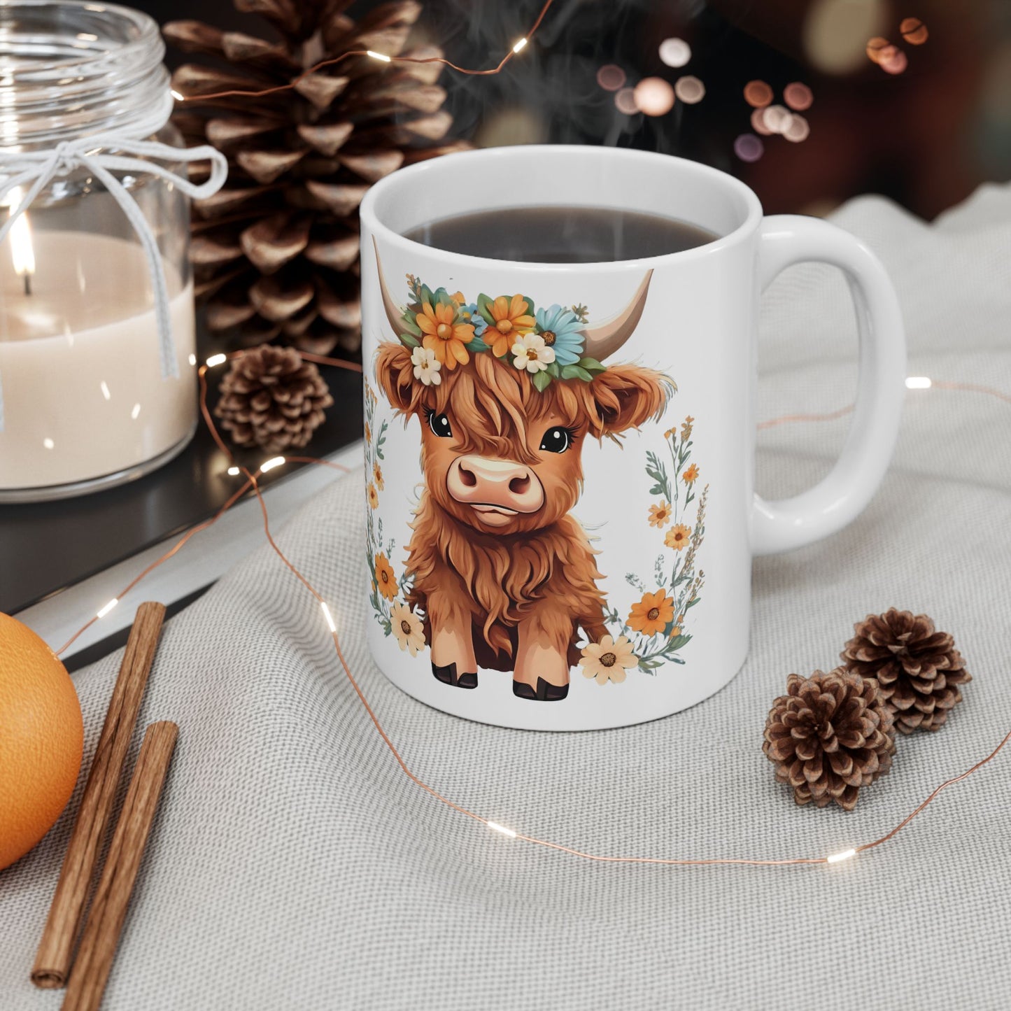 Mug - Udderly Adorable Ceramic Mug (11oz, 15oz) - aMOOsing Designs