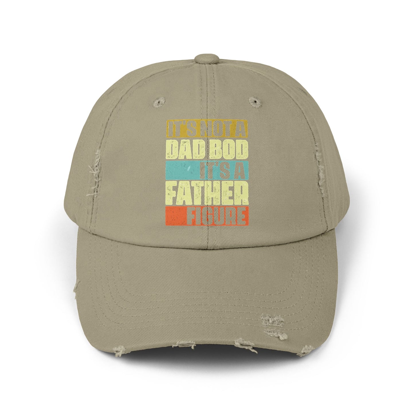 Fun Distressed Cap - It's Not a Dad Bod, It's a Fathered Figure, Trendy Gift for Dads, Casual Adventure Hat, Father's Day Gift, [...]