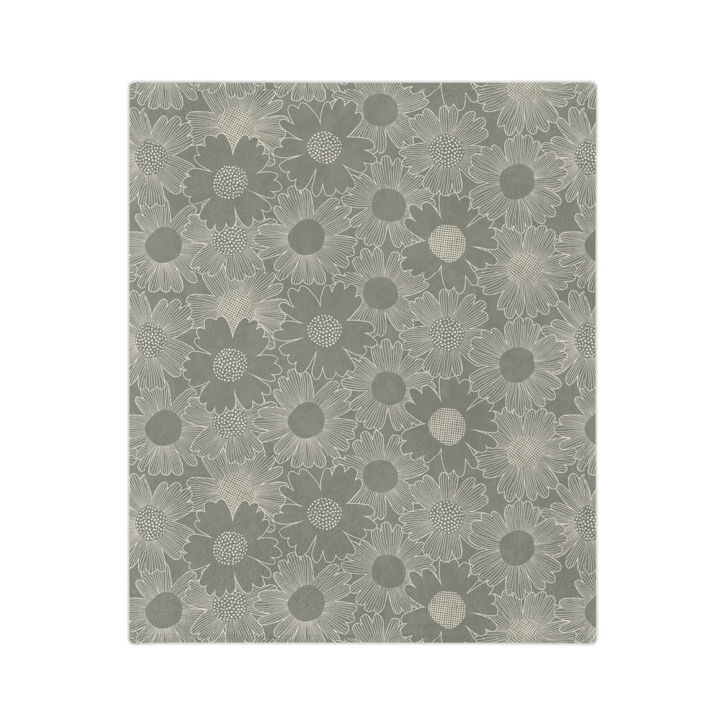 Sunflower Velveteen Microfiber Blanket - Cozy Floral Throw for Relaxation, Gift for Home Decor, Warm Fleece Blanket, Housewarming Gift, - aMOOsing Designs