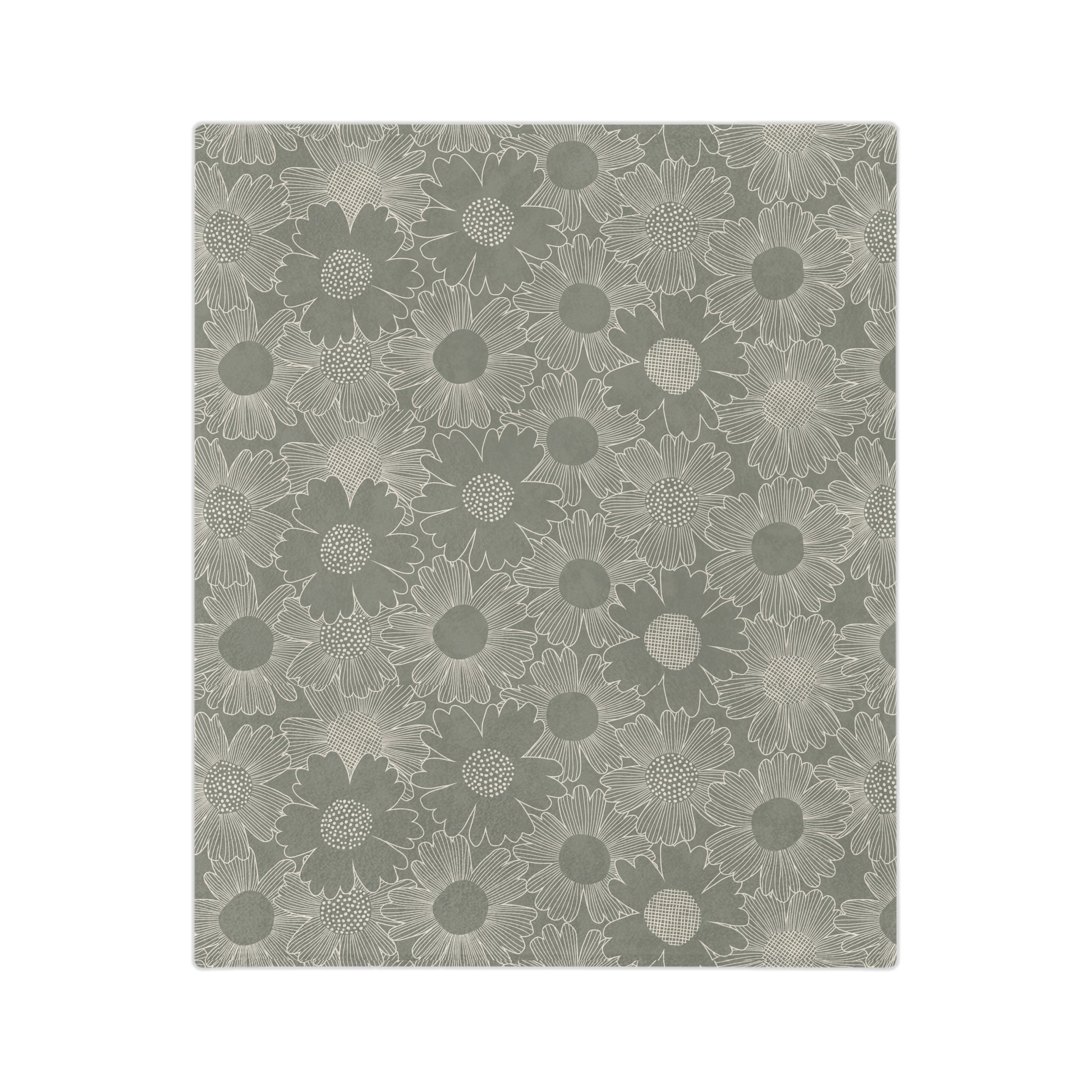 Sunflower Velveteen Microfiber Blanket - Cozy Floral Throw for Relaxation, Gift for Home Decor, Warm Fleece Blanket, Housewarming Gift, - aMOOsing Designs