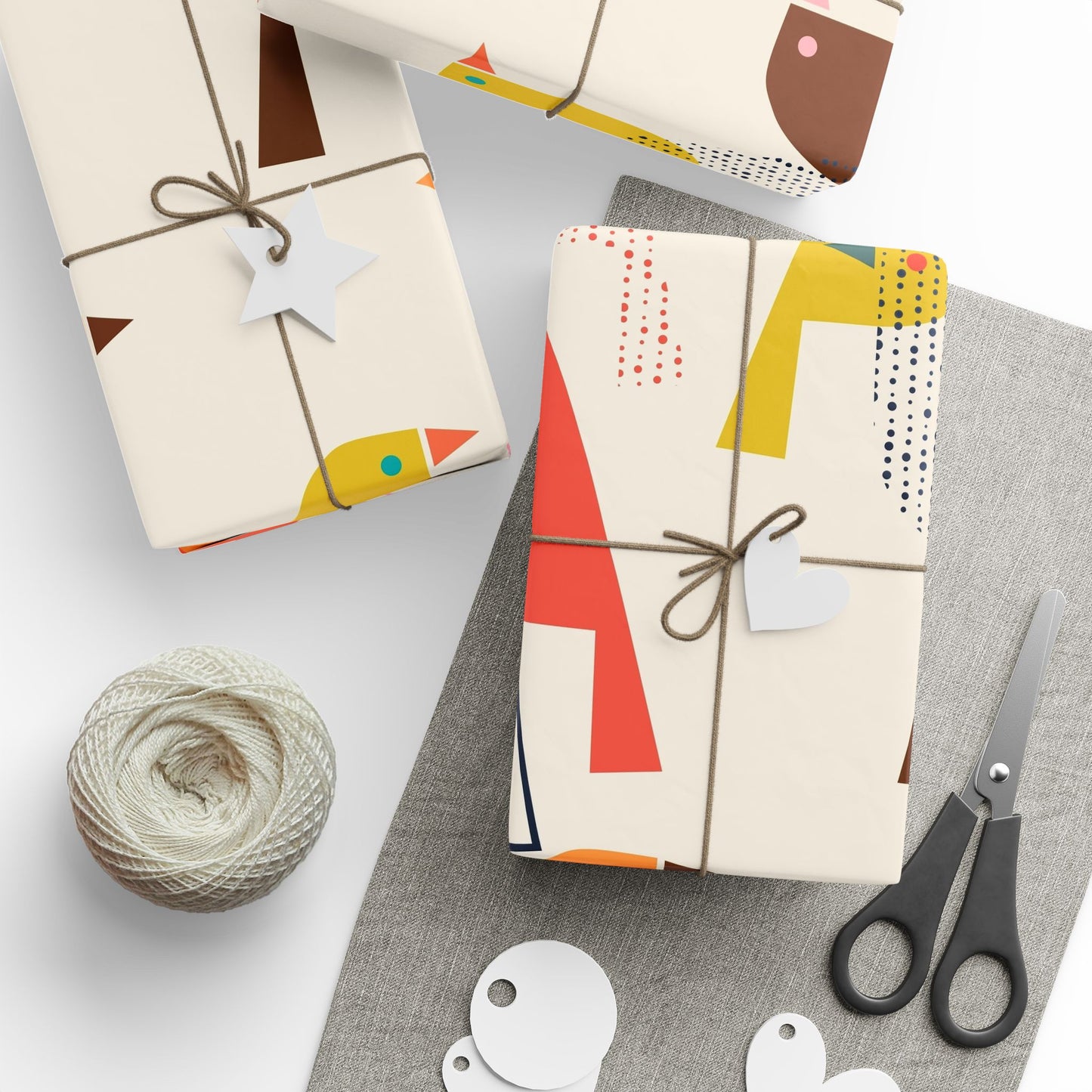 Retro Colorful Bird Wrapping Paper - Eco-Friendly, Unique Gift Wrap for Birthdays, Holidays, Special Occasions, Creative Presents, Festive