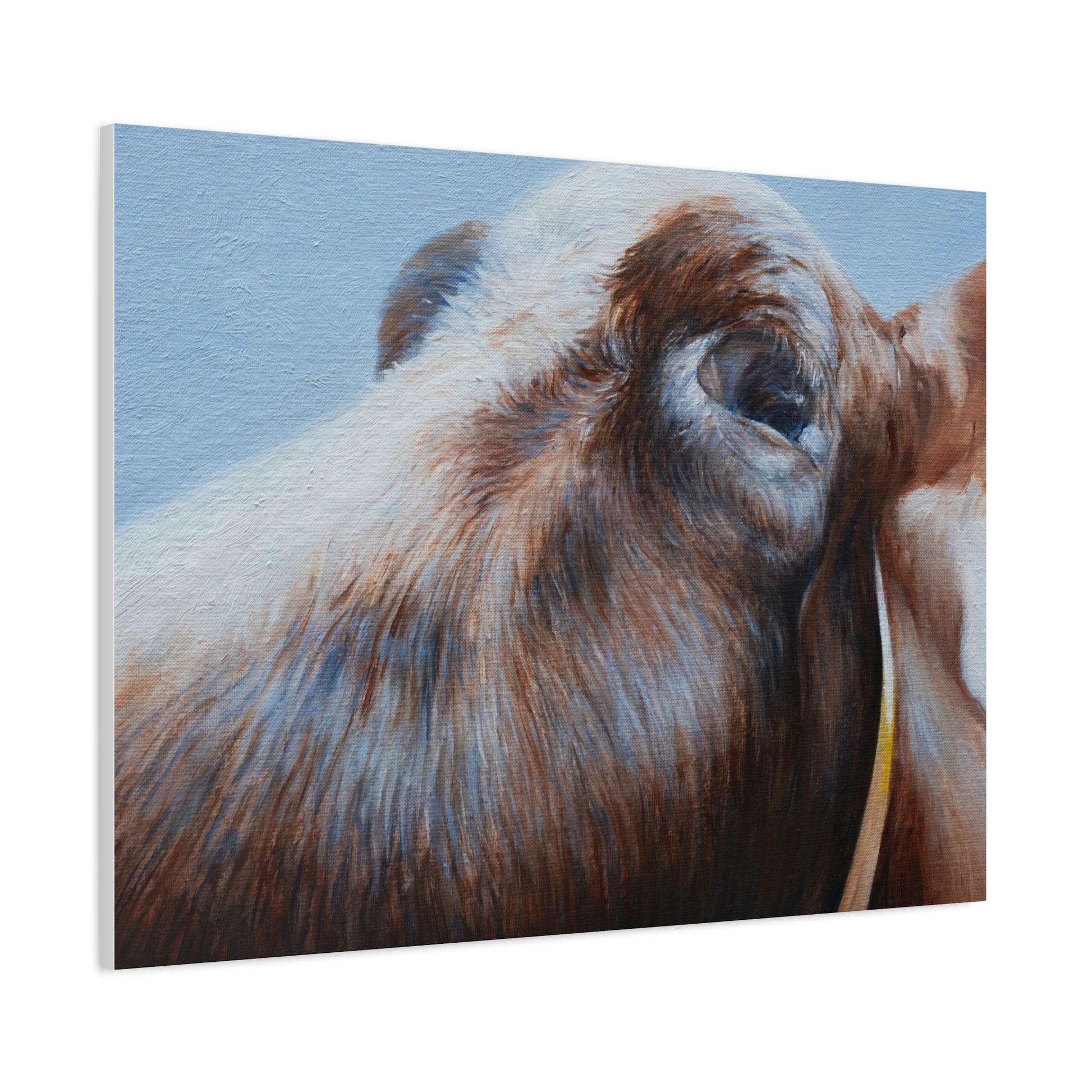 Farmhouse Chic Cow Art Canvas - Perfect for Country Decor - aMOOsing Designs