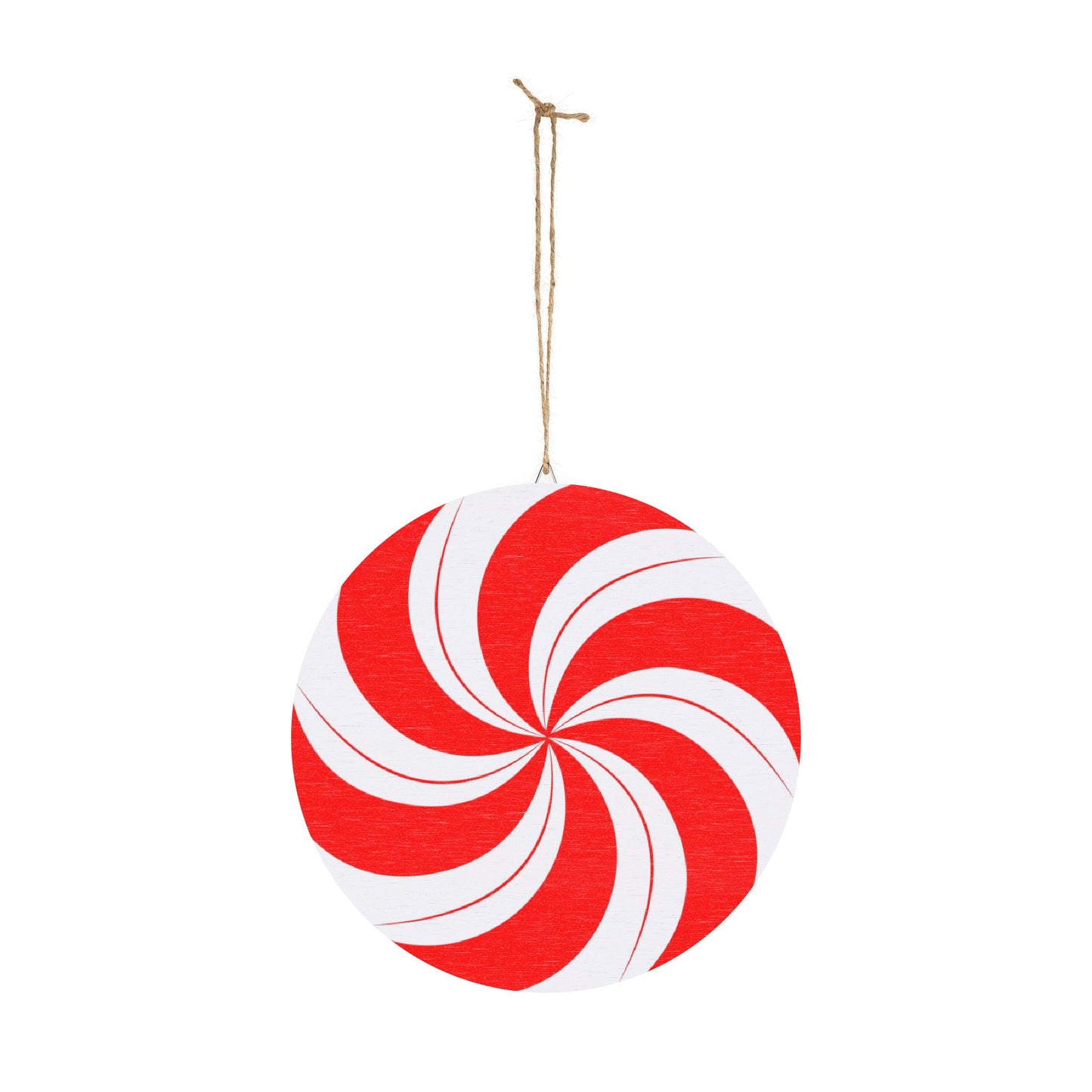 Peppermint Swirl Wood Sign, Festive Holiday Decor, Christmas Wall Art, DIY Home Decoration, Seasonal Gift Idea