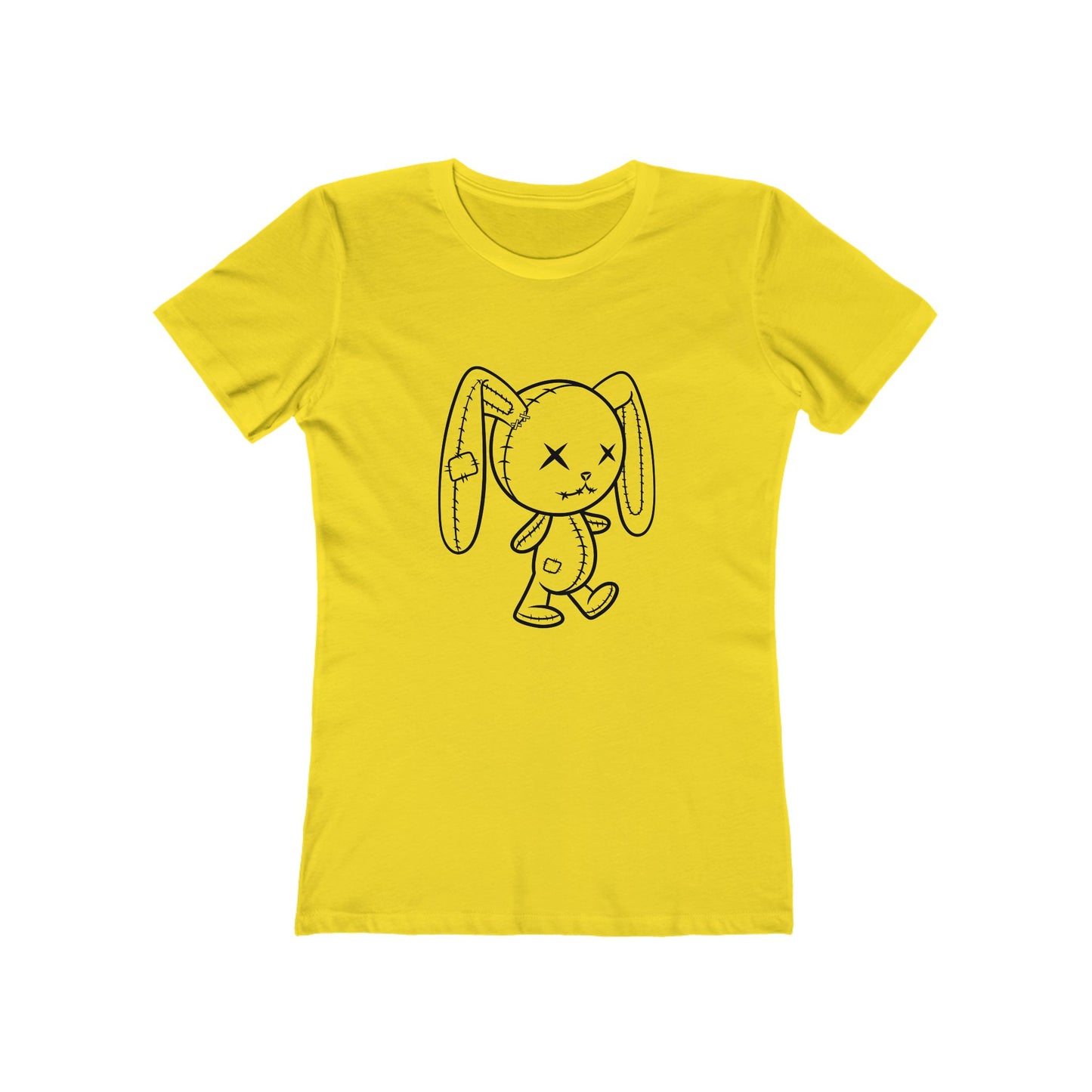 Cute Zombie Bunny Graphic Tee for Women, Casual Outfit