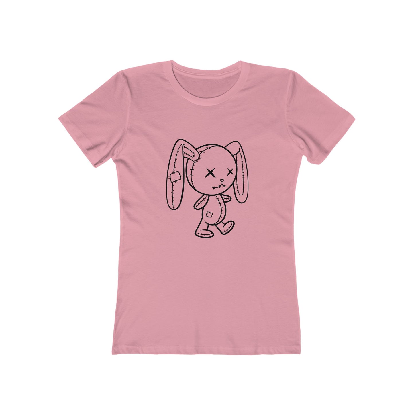 Cute Zombie Bunny Graphic Tee for Women, Casual Outfit