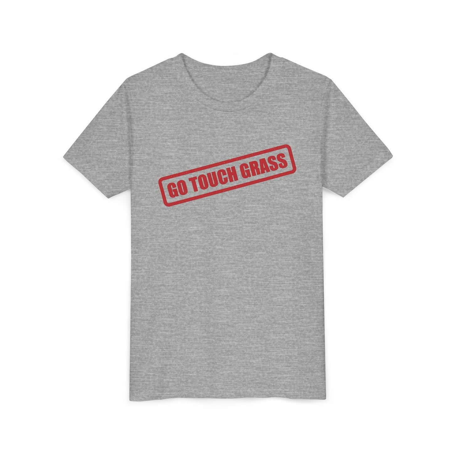 Youth Short Sleeve Tee - 'Go Touch Grass' Fun Graphic Tee