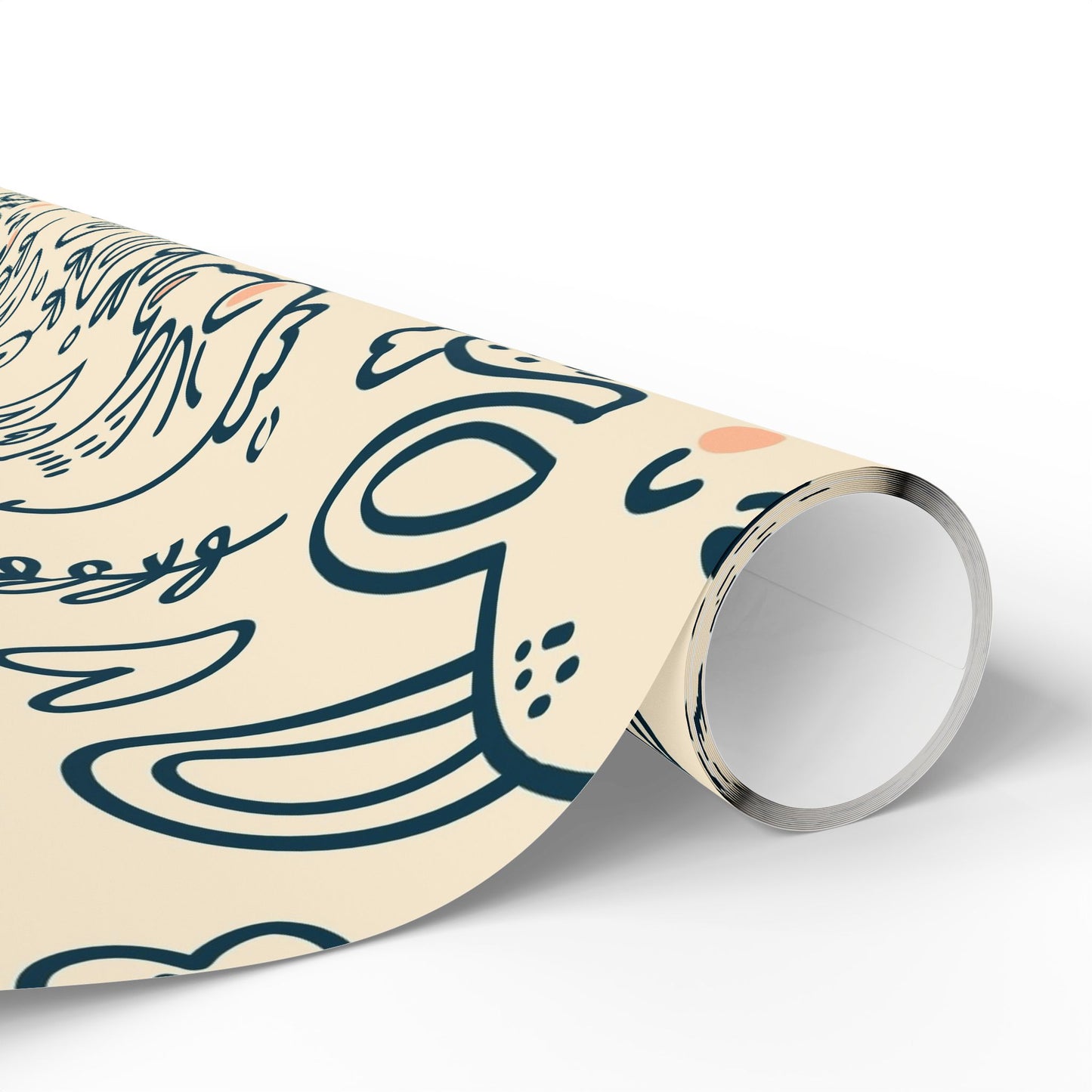 Cute Bunny Wrapping Paper, Floral Rabbit Gift Wrap, Gift Wrap for Kids, Easter Wrap, Spring Celebration Paper