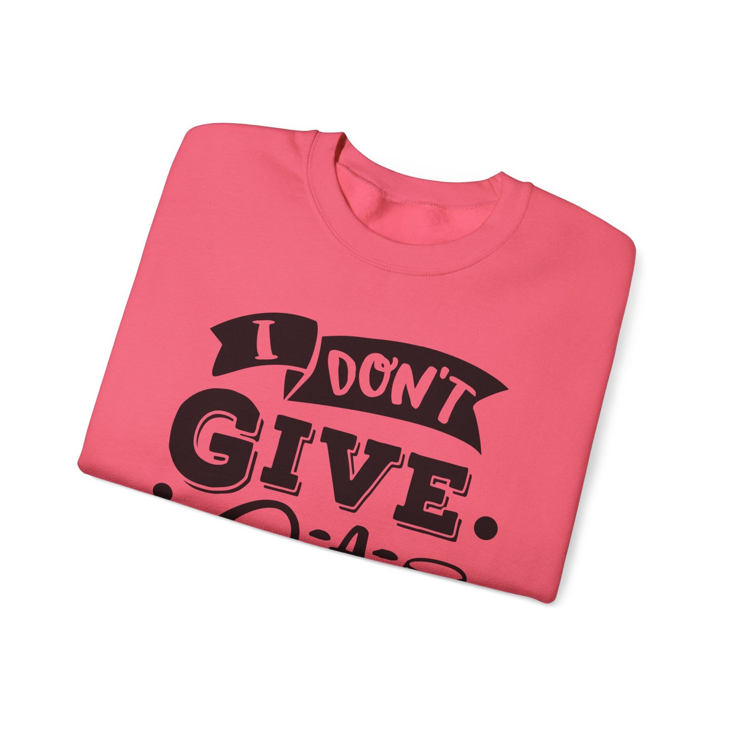 I Don't Give a Sip Unisex Heavy Blend Crewneck Sweatshirt, Funny Wine Lover Gift, Cozy Casual Sweatshirt, Perfect for Parties, Sip and Chill - aMOOsing Designs