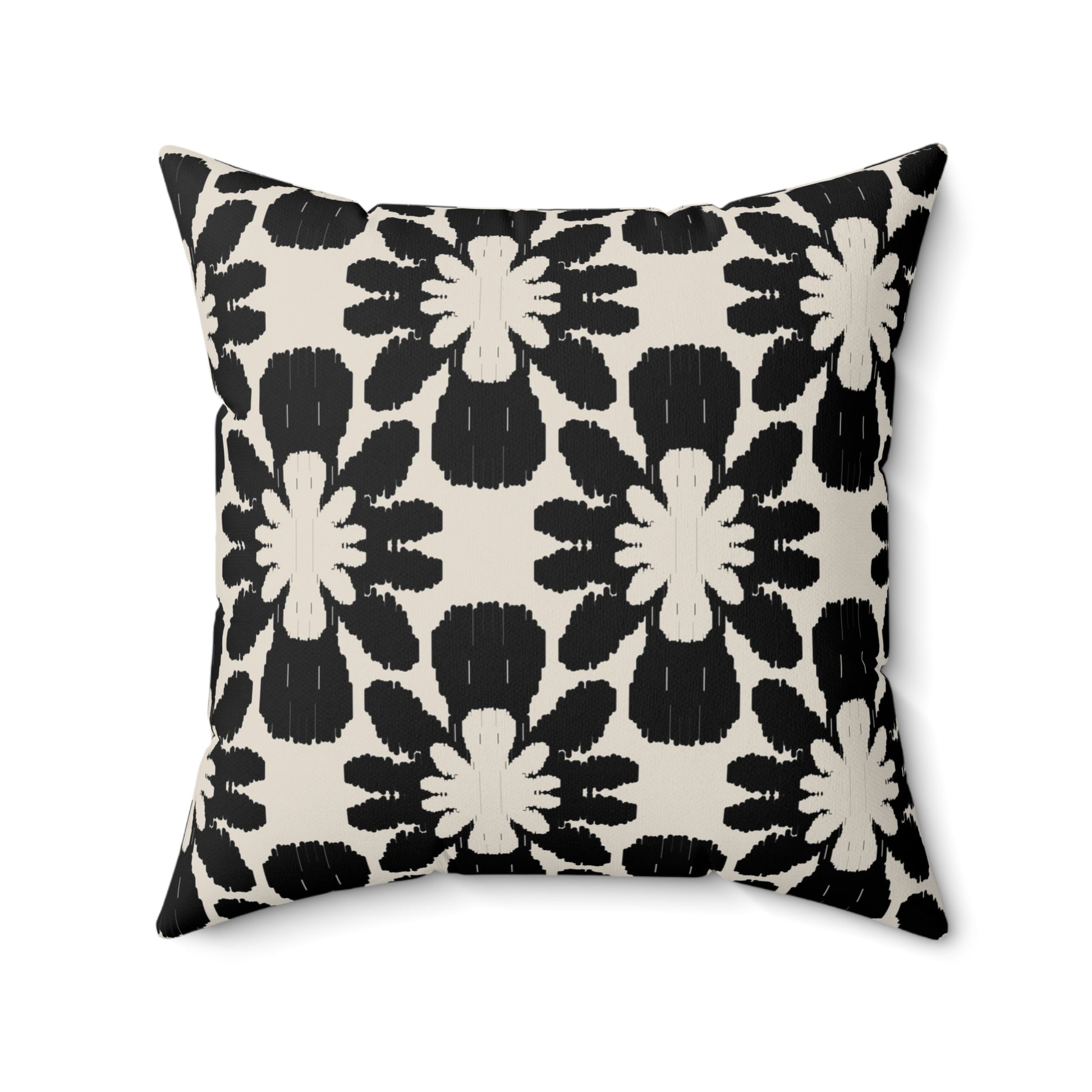 Boho Floral Throw Pillow - Chic Cushion, Home Decor Accent, Modern Pillow, Gift for Her, Stylish Sofa Decoration, Cozy Living - aMOOsing Designs