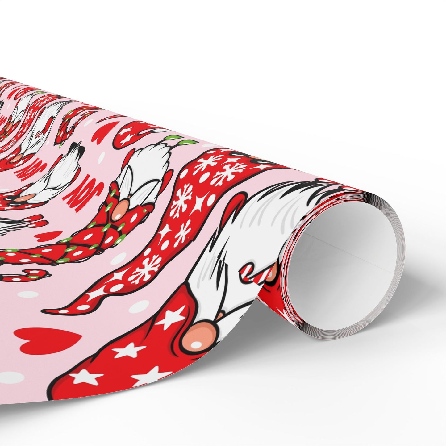 Wrapping Papers, Festive Gnomes Christmas Gift Wrap, Holiday Wrapping, Eco-Friendly Gift Packaging, Wrapping Paper Rolls, Gift Wrap Sheets, - aMOOsing Designs