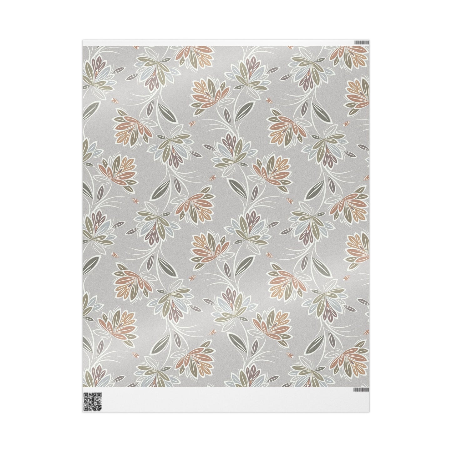 Floral Wrapping Paper - Elegant Gift Wrap for Special Occasions, Eco-Friendly, Birthday, Wedding, Holiday Gifts - aMOOsing Designs