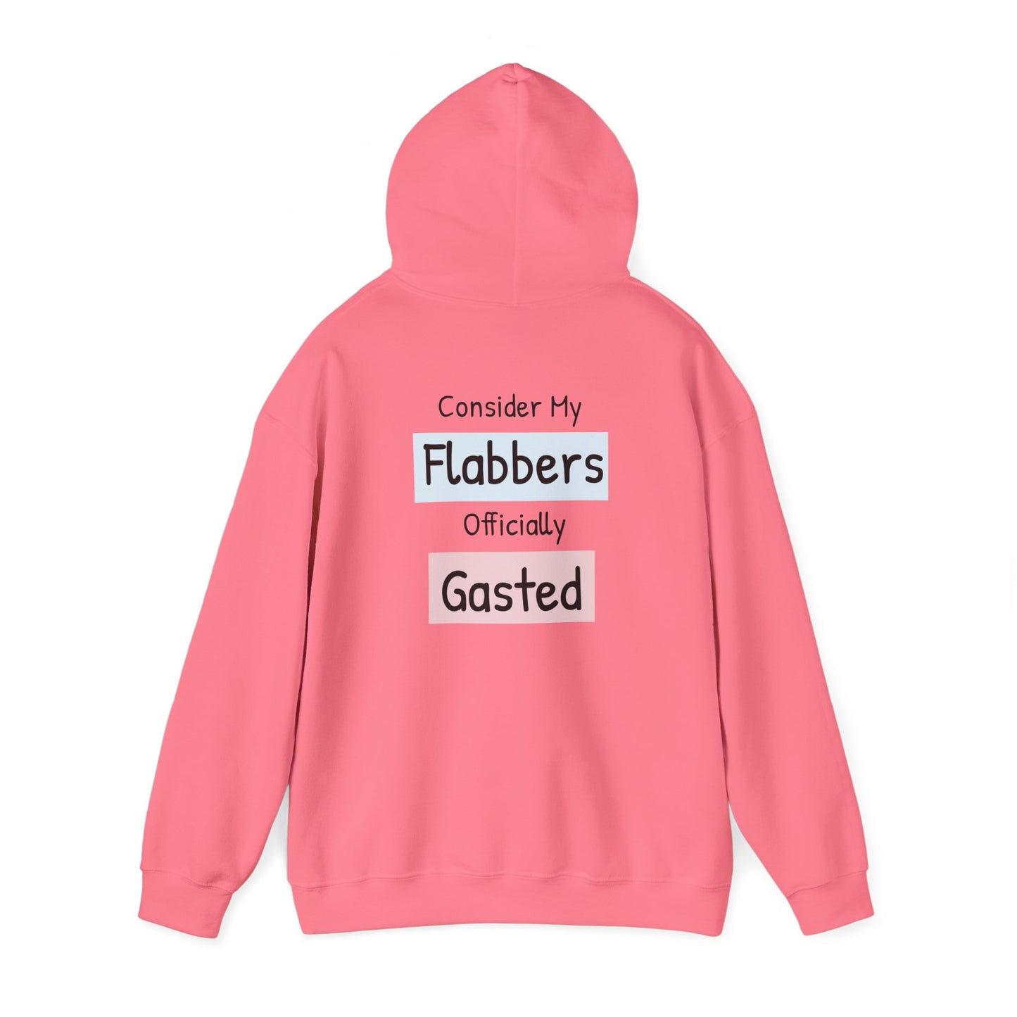 Funny Unisex Hoodie: 'Consider My Flabbers Officially Gasted' - aMOOsing Designs