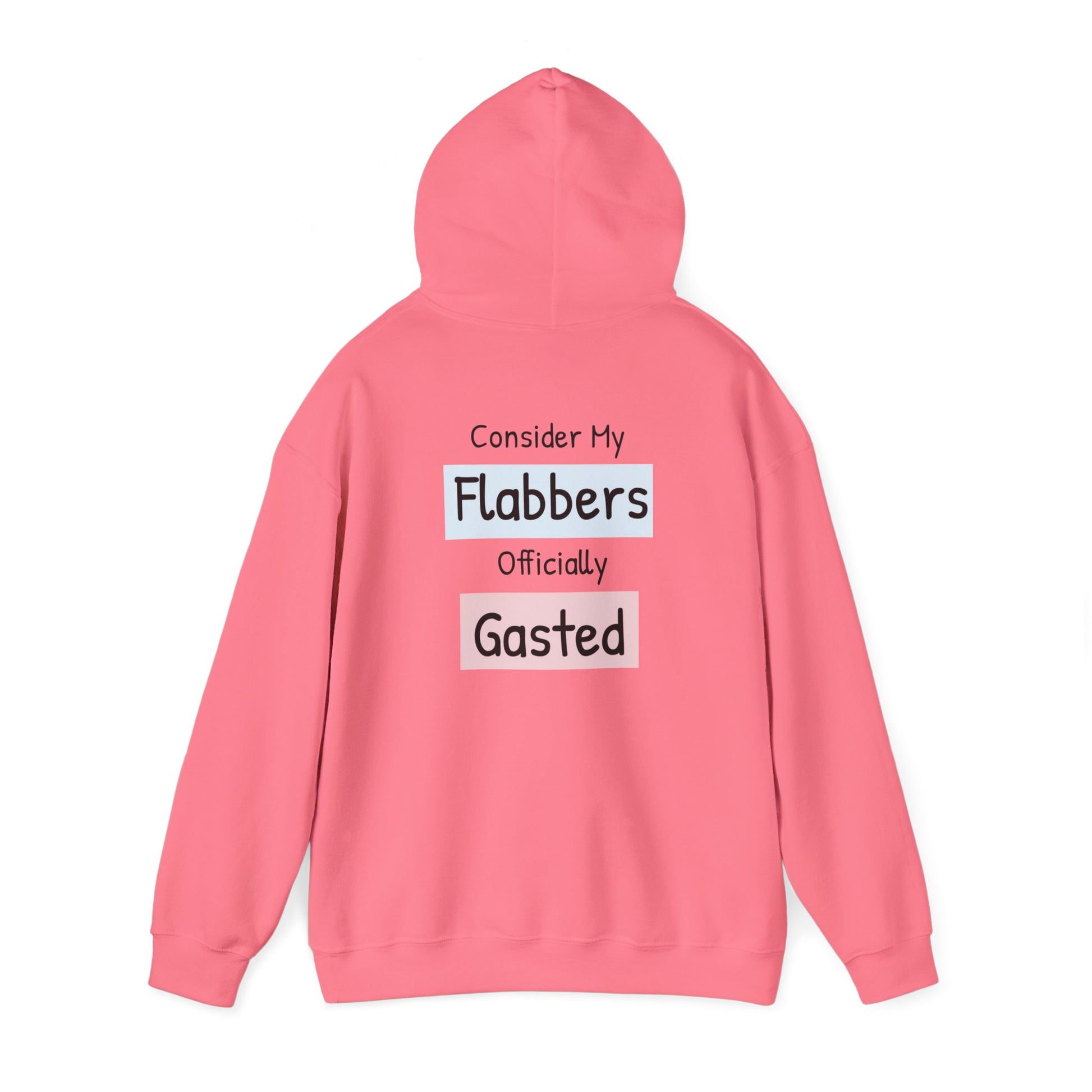 Funny Unisex Hoodie: 'Consider My Flabbers Officially Gasted' - aMOOsing Designs