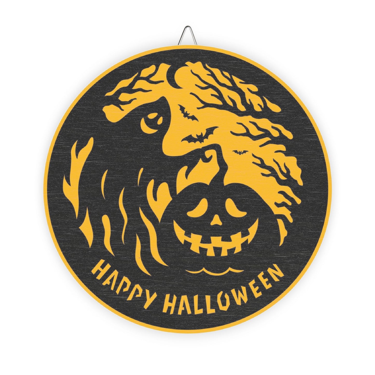 Halloween Wood Sign - Spooky Decor, Rustic Wall Art, Fall Home Decor, Seasonal Sign, Witchy Vibes