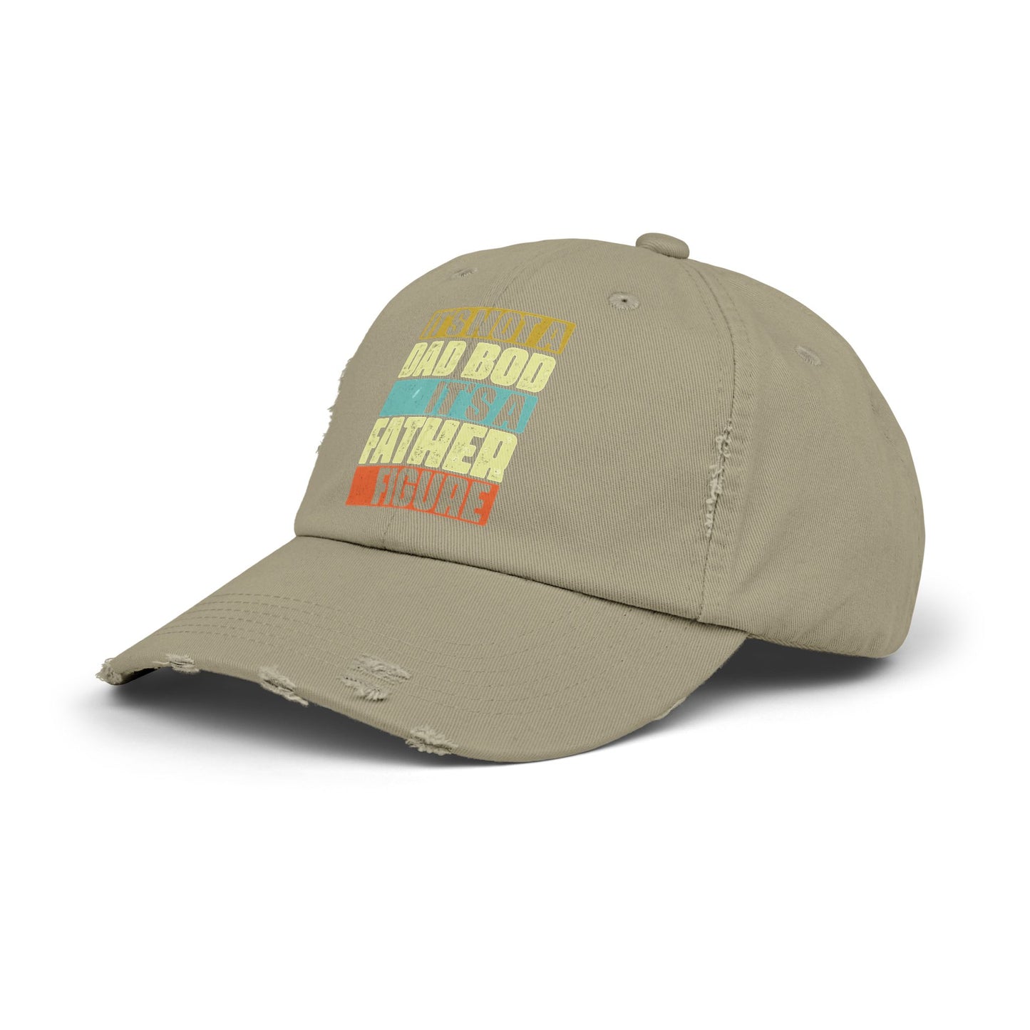 Fun Distressed Cap - It's Not a Dad Bod, It's a Fathered Figure, Trendy Gift for Dads, Casual Adventure Hat, Father's Day Gift, [...]