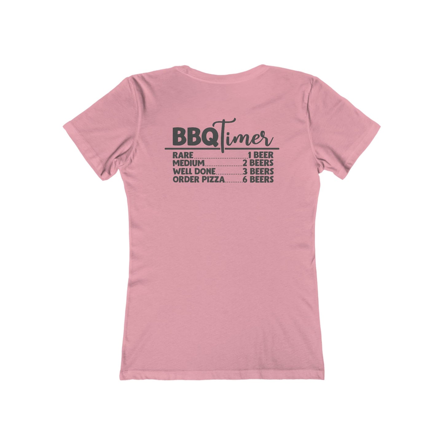 BBQ Timer Women's Tee, Fun Summer Shirt, Perfect for Grilling, Gift for BBQ Lovers, Casual Outdoor Style, Cute Cooking T-Shirt