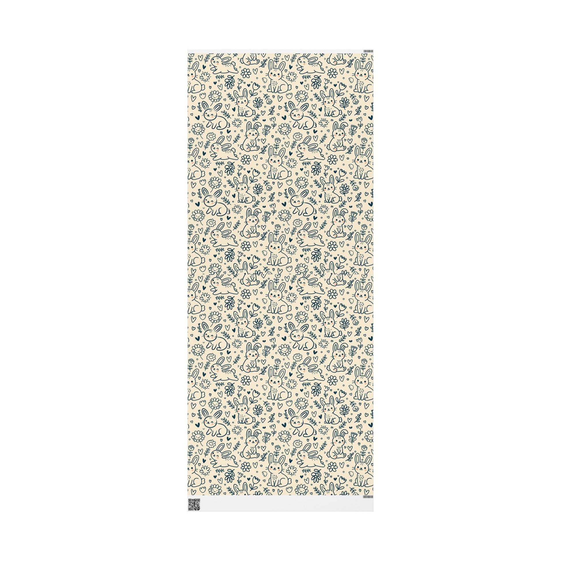 Adorable Bunny Wrapping Paper – Perfect for Easter, Kids, and Spring Celebrations! - aMOOsing Designs