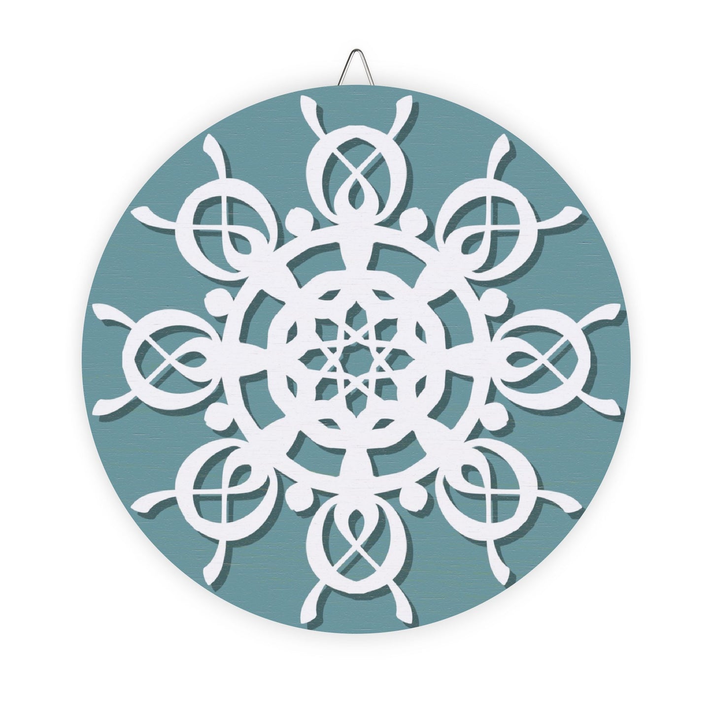 Winter Snowflake Wood Sign | Holiday Decor, Rustic Home Decor, Seasonal Wall Art, Christmas Ornament, Handmade Sign