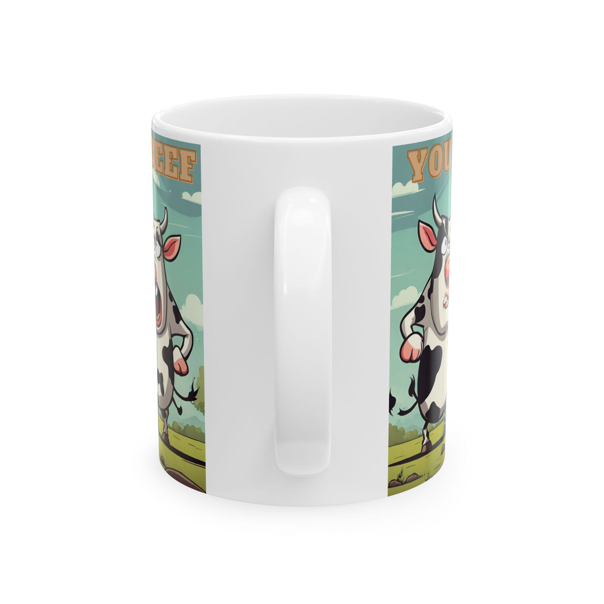 You Got Beef Bro?- Funny Cow Coffee Mug, (11oz, 15oz) - aMOOsing Designs