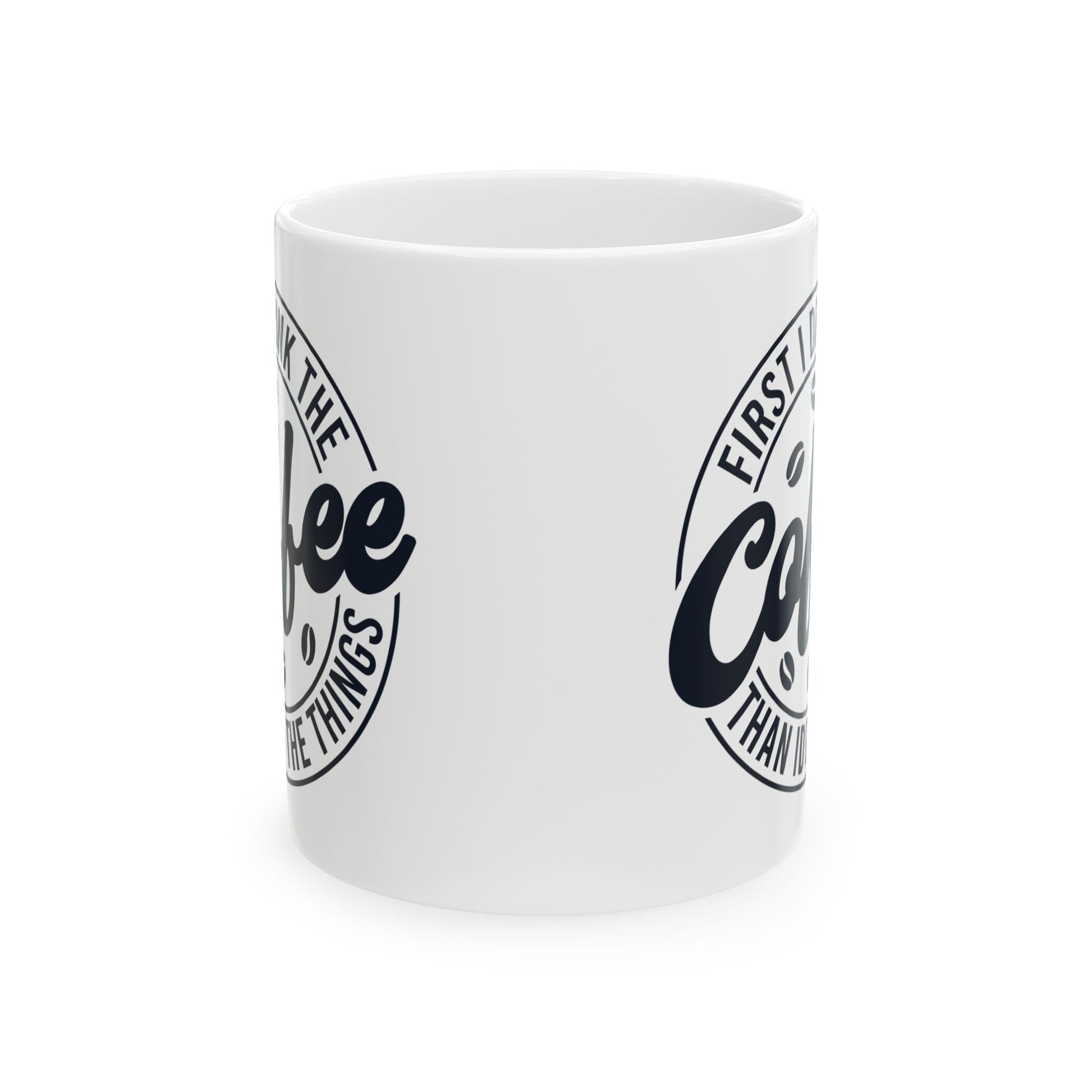 Funny Coffee Lover's Mug, Great Gift for Enthusiasts, Home/Office Drinkware, 11oz or 15oz - aMOOsing Designs