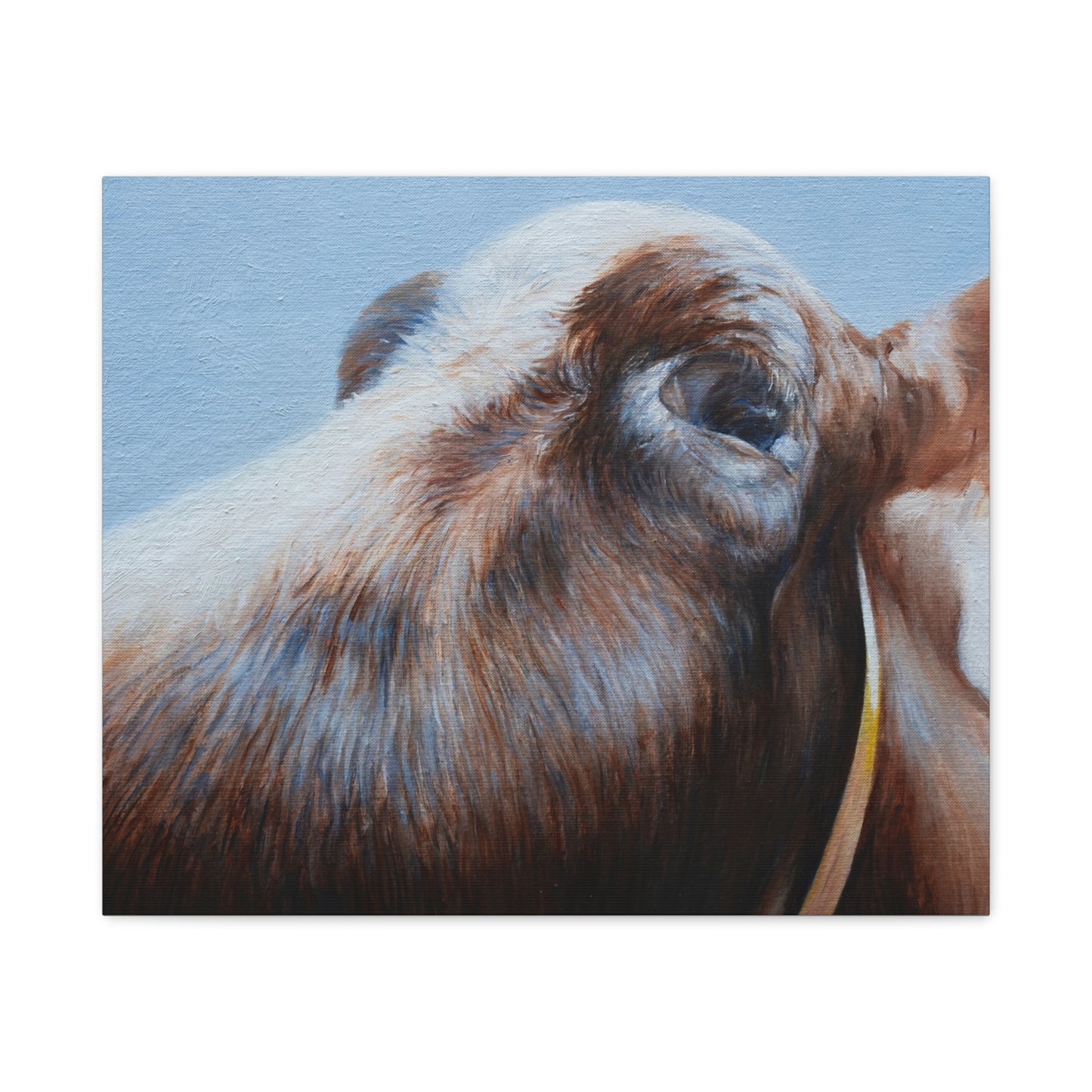 Farmhouse Chic Cow Art Canvas - Perfect for Country Decor - aMOOsing Designs