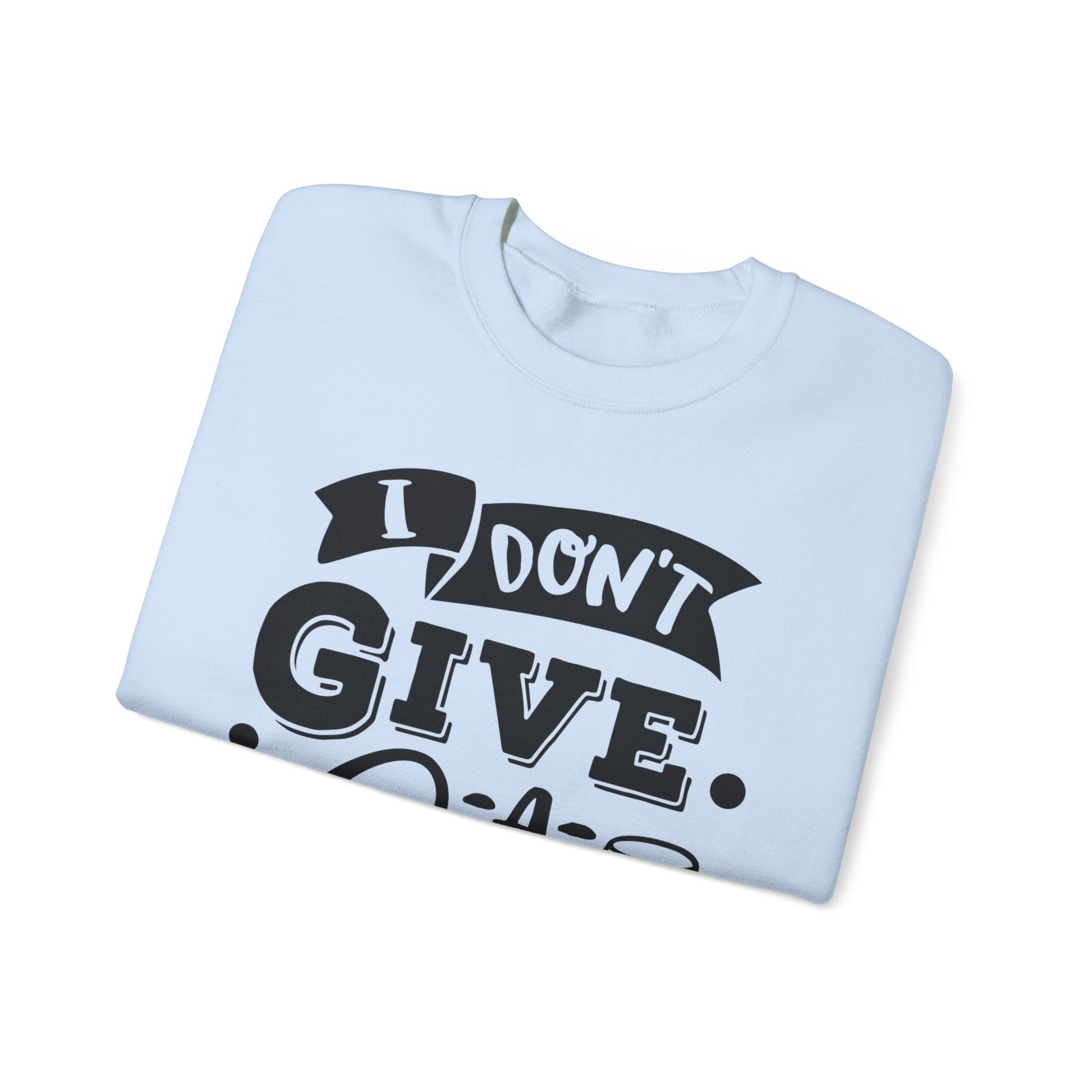 I Don't Give a Sip Unisex Heavy Blend Crewneck Sweatshirt, Funny Wine Lover Gift, Cozy Casual Sweatshirt, Perfect for Parties, Sip and Chill - aMOOsing Designs