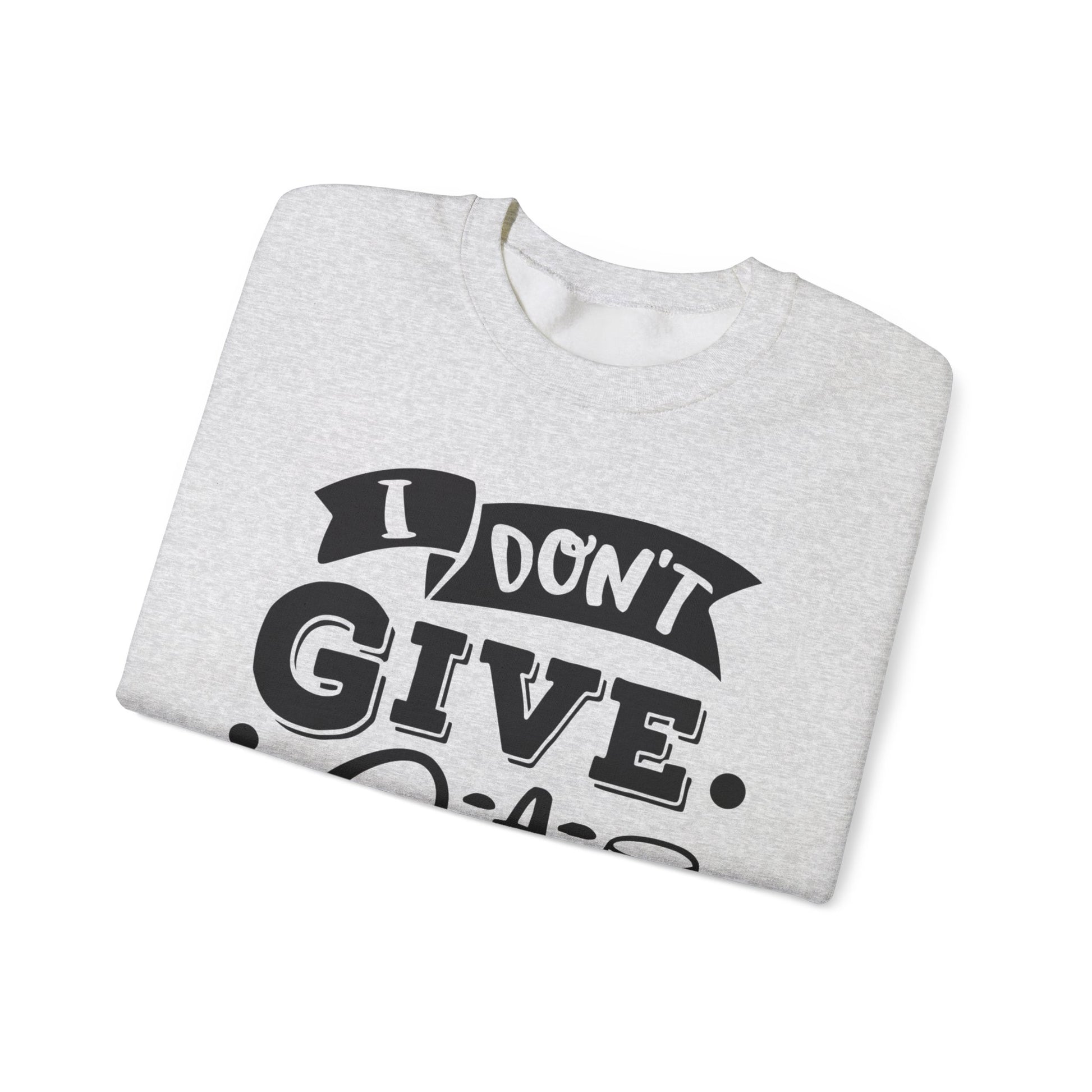 I Don't Give a Sip Unisex Heavy Blend Crewneck Sweatshirt, Funny Wine Lover Gift, Cozy Casual Sweatshirt, Perfect for Parties, Sip and Chill - aMOOsing Designs