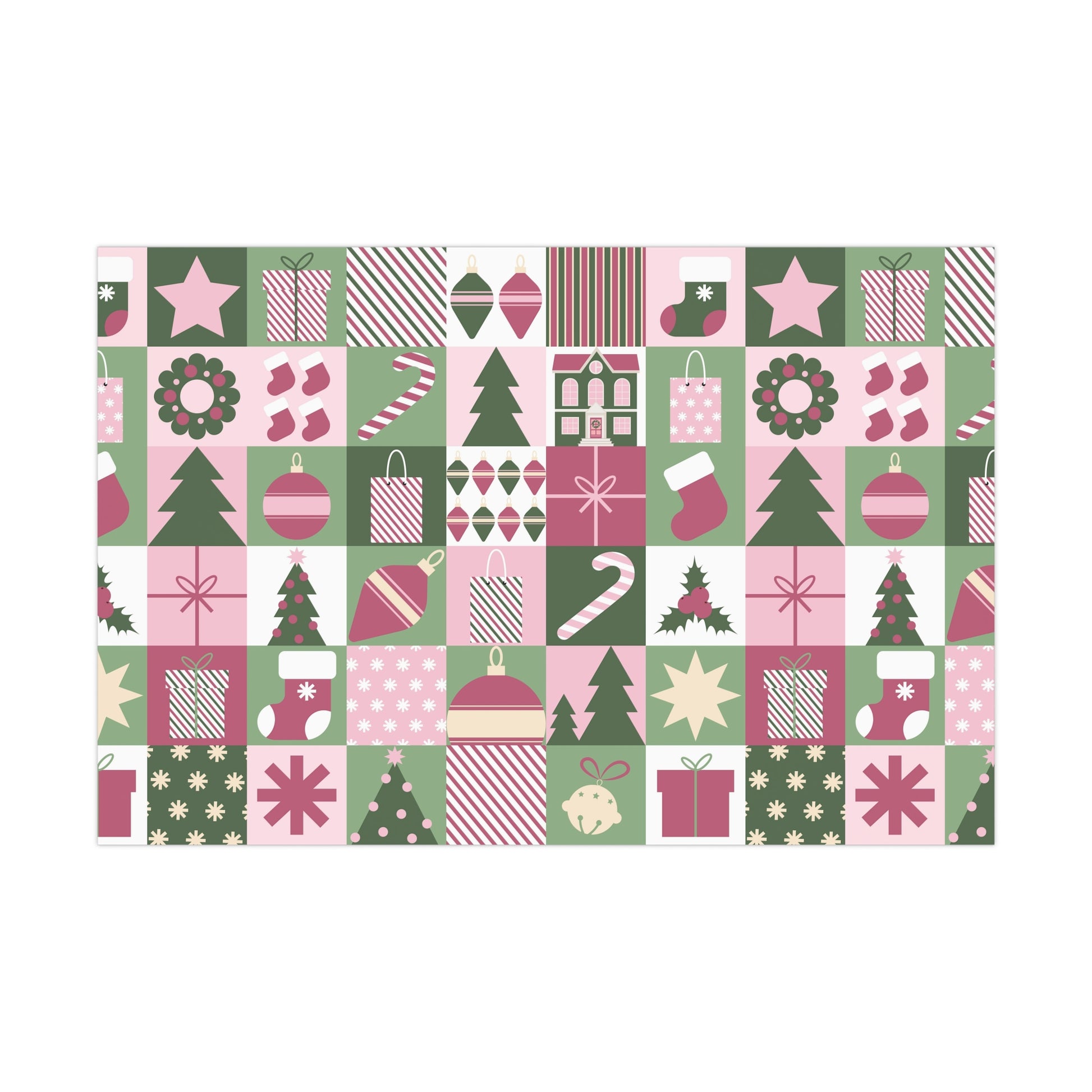 Festive Holiday Gift Wrap Papers - Christmas Patterns for Joyful Gifting - aMOOsing Designs