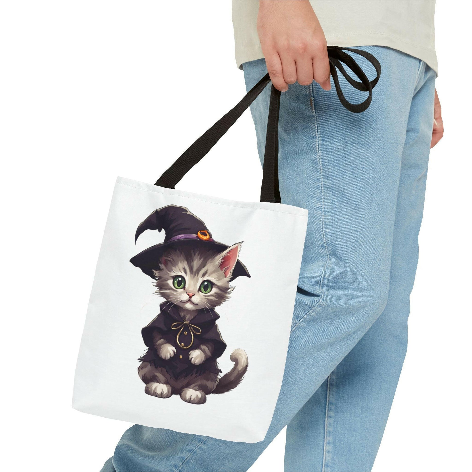 Witchy Kitty- Tote Bag (AOP).