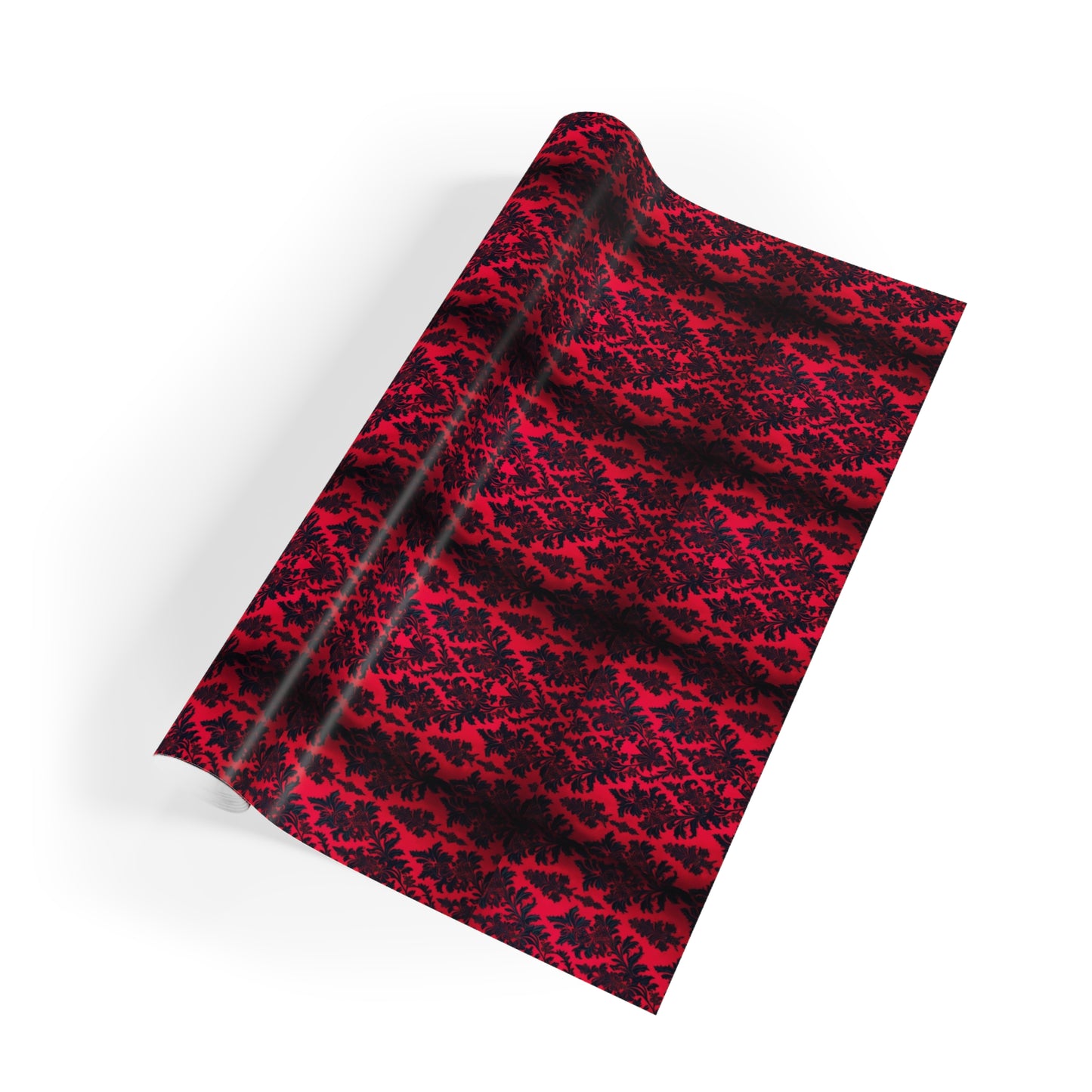 Elegant Gothic Red Gift Wrapping Paper Roll - Perfect for Holidays & Special Occasions - aMOOsing Designs