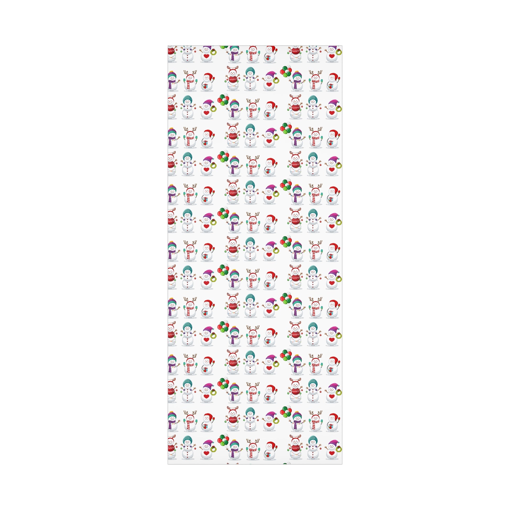 Gift Wrap Papers - Festive Snowman Holiday Cheer Wrapping Sheets - aMOOsing Designs
