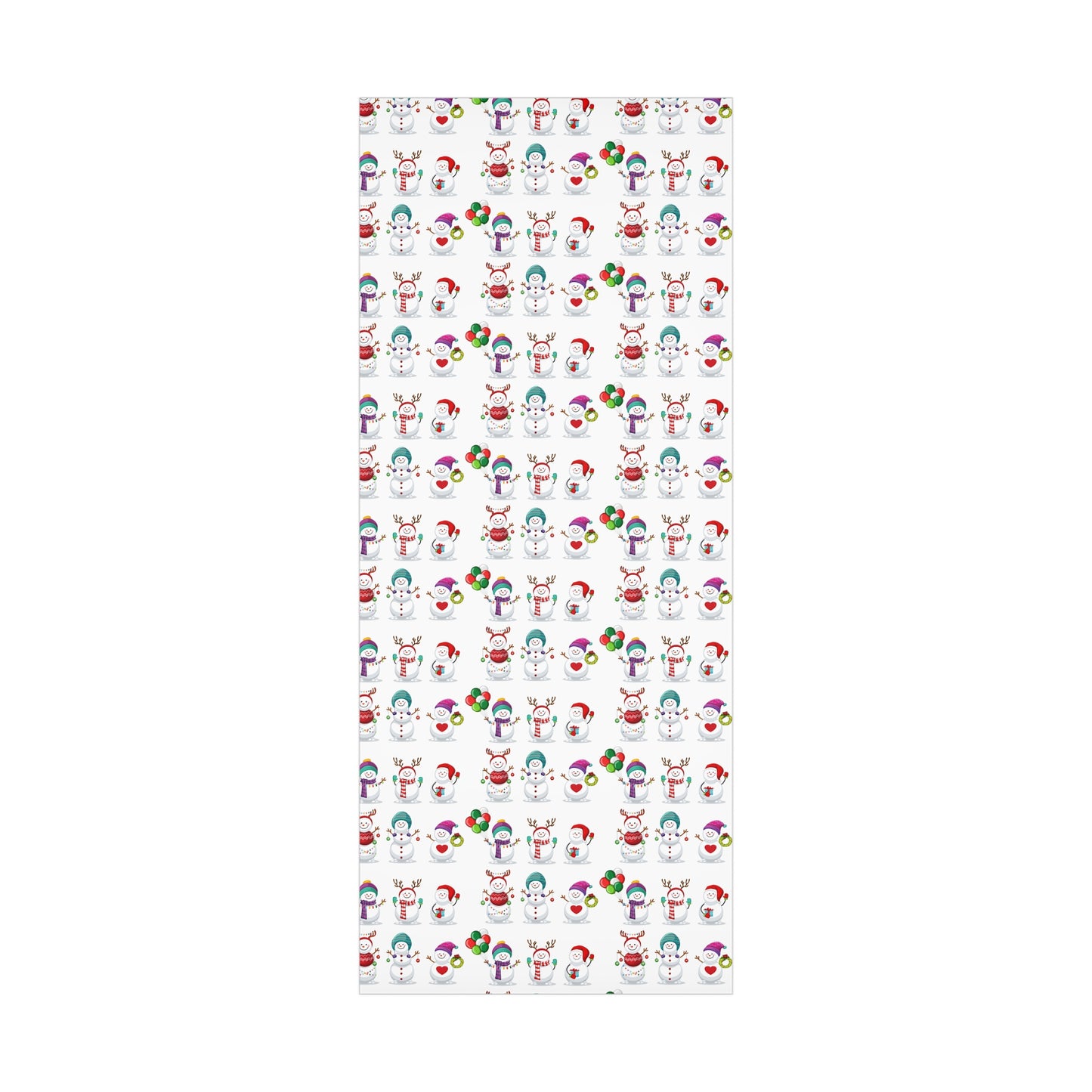 Gift Wrap Papers - Festive Snowman Holiday Cheer Wrapping Sheets - aMOOsing Designs
