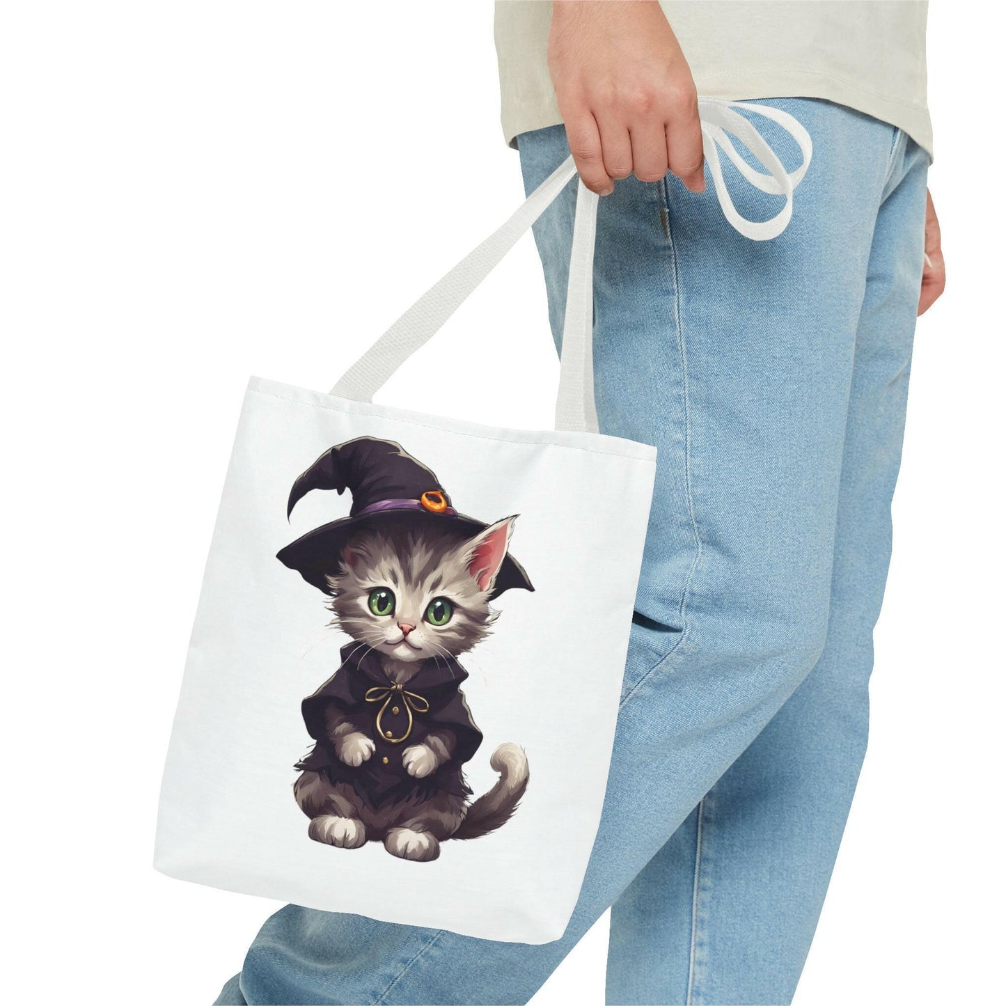 Witchy Kitty- Tote Bag (AOP).