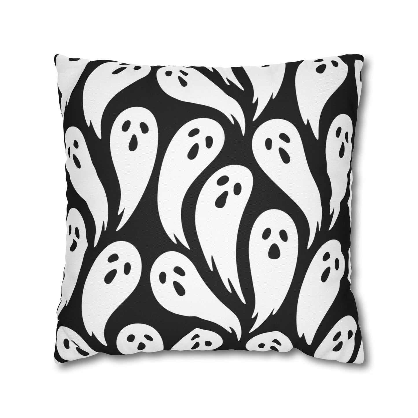 Spooky Ghost Pillowcase, Halloween Decor, Home Accent, Pillowcase for Fall, Scary Home Decor - aMOOsing Designs