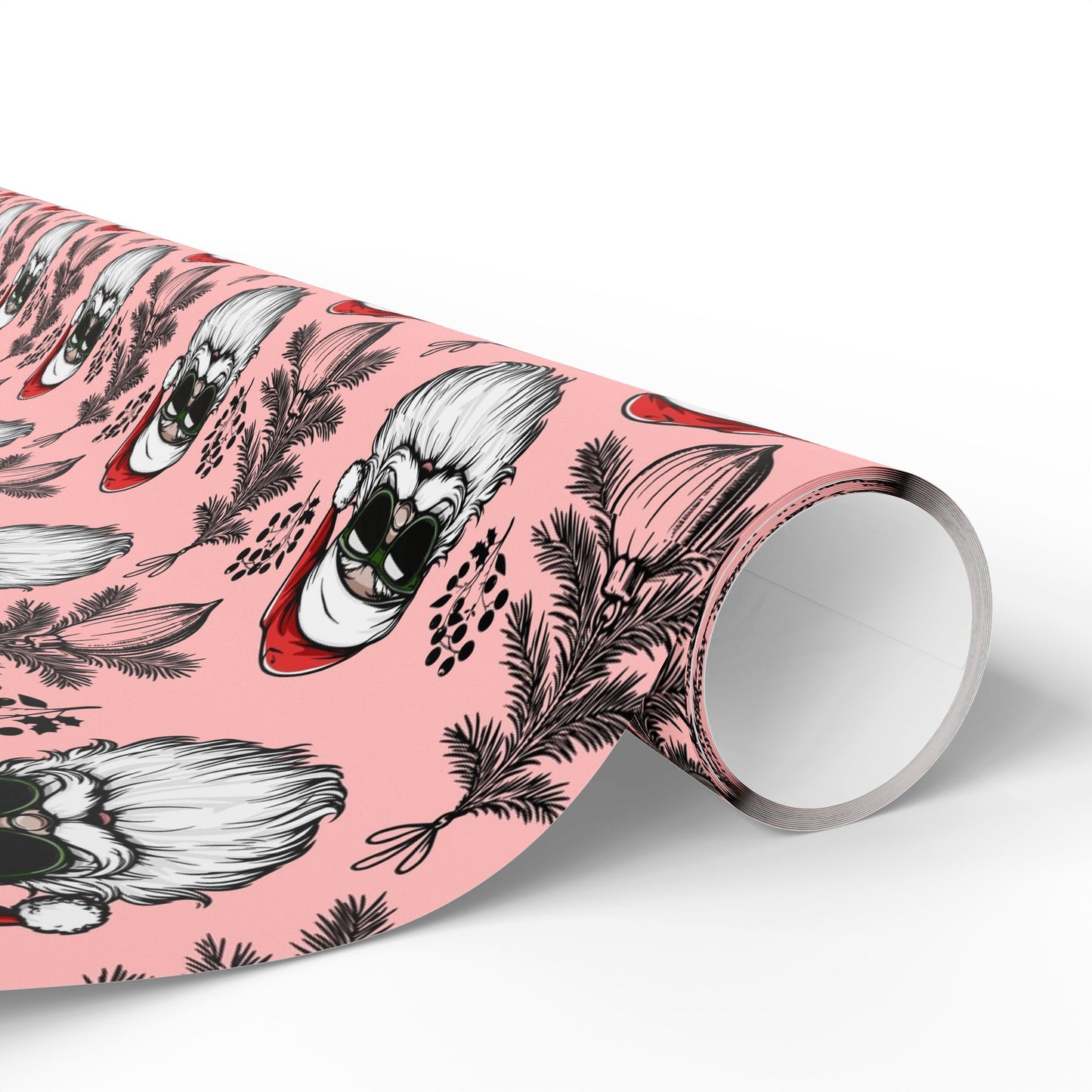 Santa Pattern Wrapping Papers - Christmas Gift Wrap, Holiday Present Packaging, Festive Gift Wrap Sheets, Xmas Wrapping Supplies, Seasonal