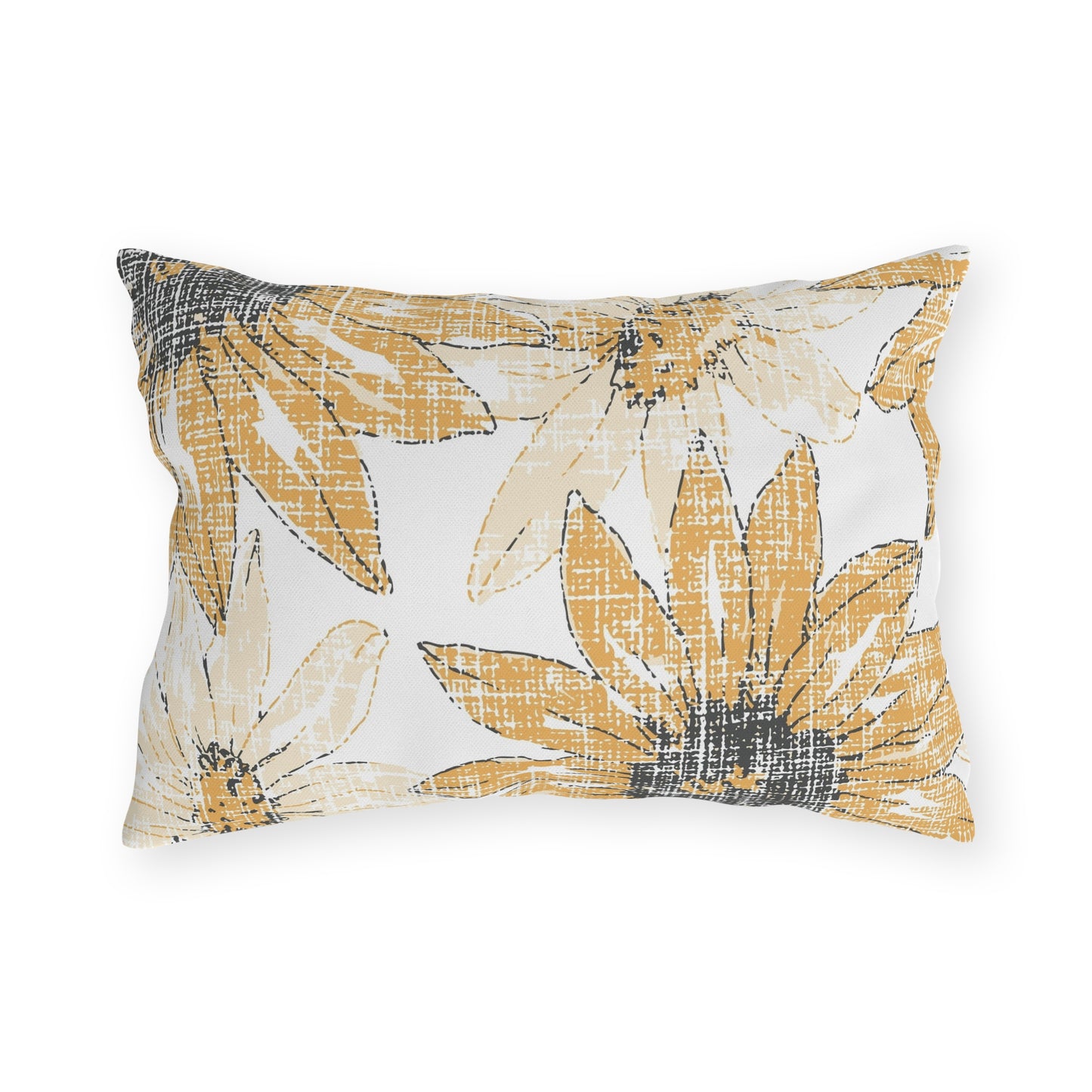 Sunflower Outdoor Pillows, Floral Patio Decor, Summer Cushions, Garden Pillow, Boho Home Accessories