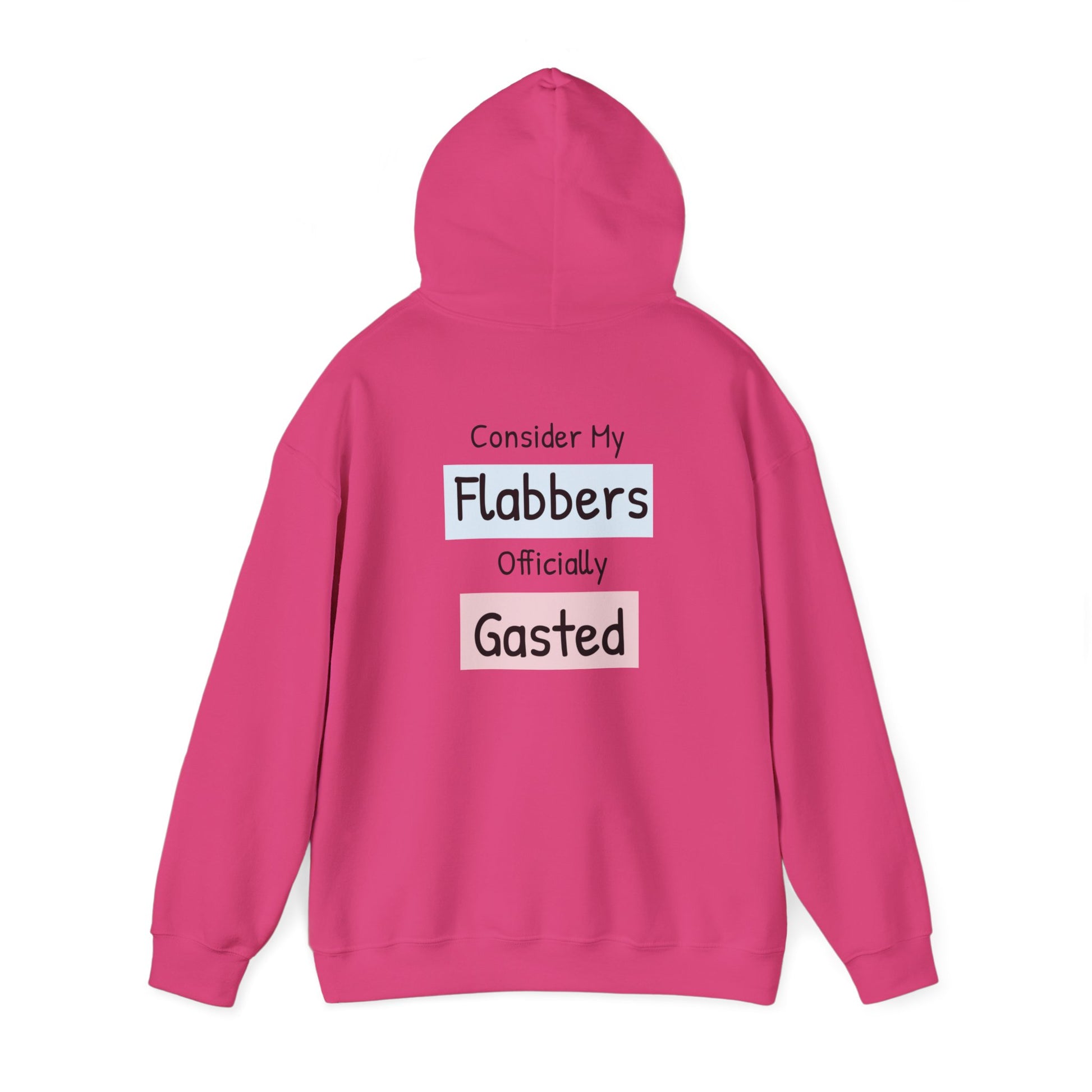 Funny Unisex Hoodie: 'Consider My Flabbers Officially Gasted' - aMOOsing Designs