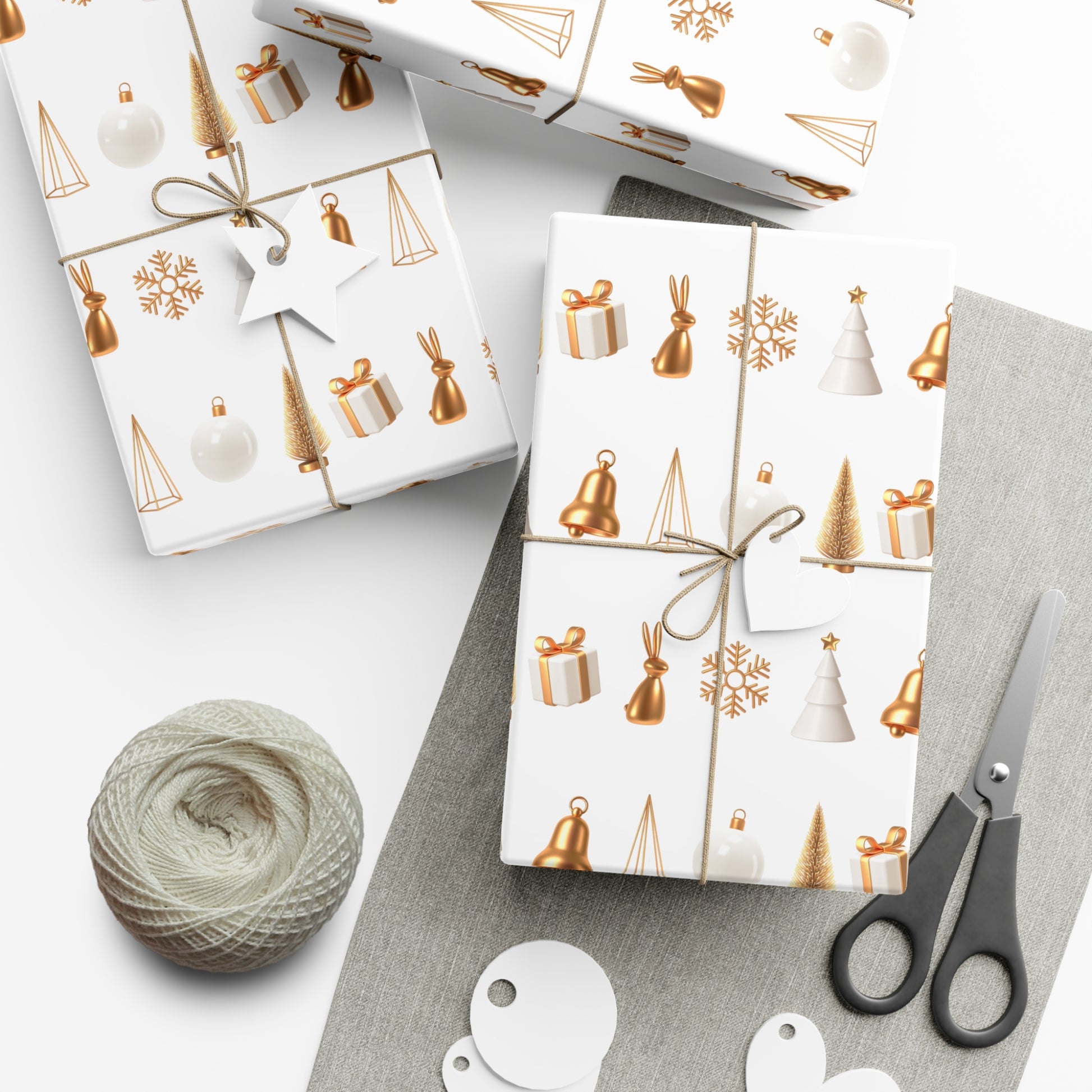 Festive Gift Wrap Paper – Elegant Holiday Design for All Occasions - aMOOsing Designs