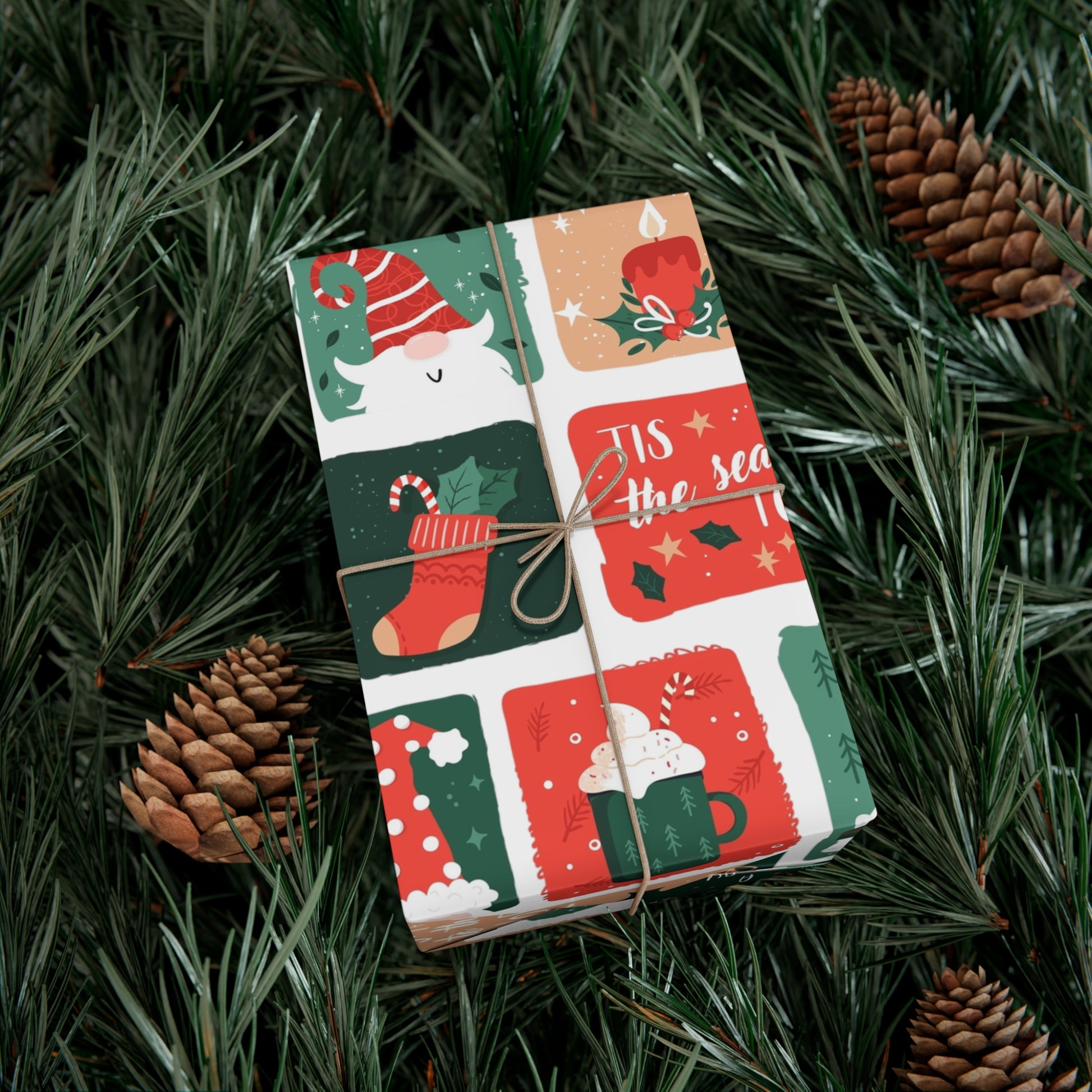 Festive Holiday Gift Wrap Papers – Jolly Designs for Christmas Celebrations - aMOOsing Designs