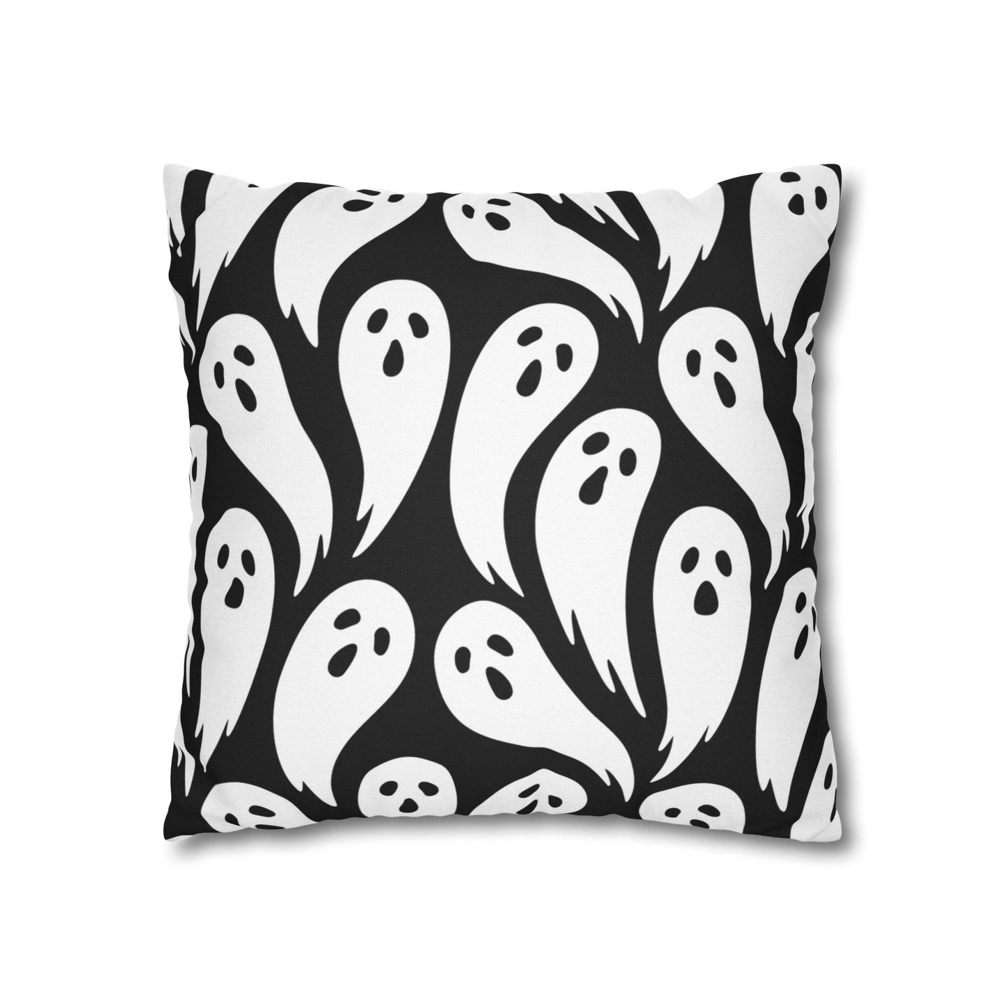 Spooky Ghost Pillowcase, Halloween Decor, Home Accent, Pillowcase for Fall, Scary Home Decor - aMOOsing Designs