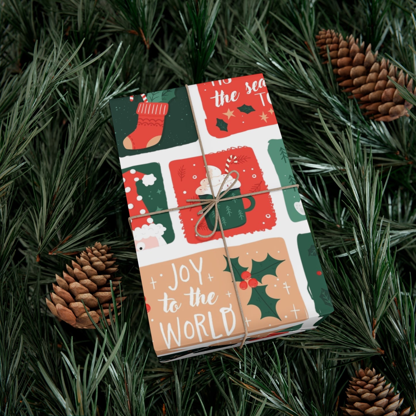 Festive Holiday Gift Wrap Papers – Jolly Designs for Christmas Celebrations - aMOOsing Designs