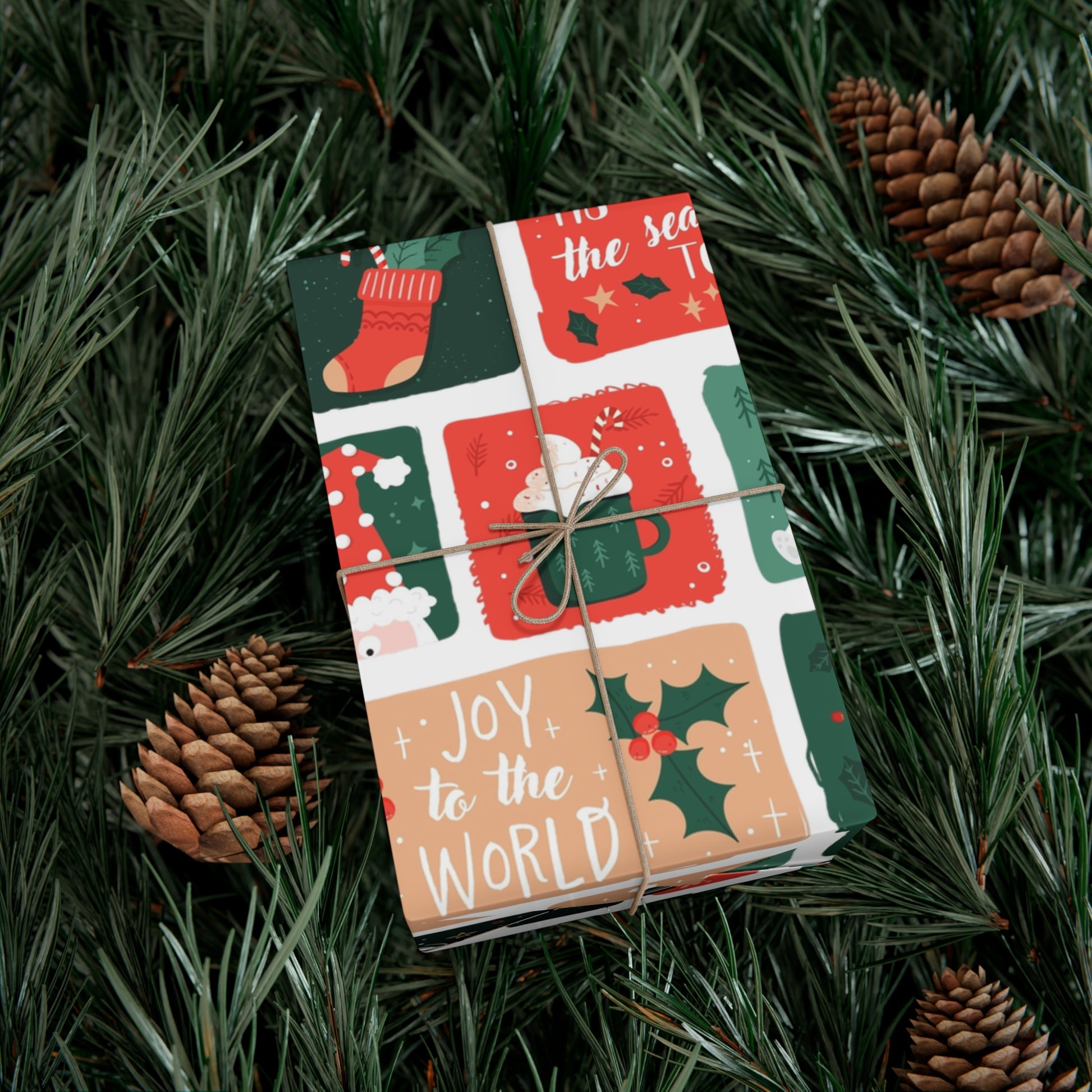 Festive Holiday Gift Wrap Papers – Jolly Designs for Christmas Celebrations - aMOOsing Designs