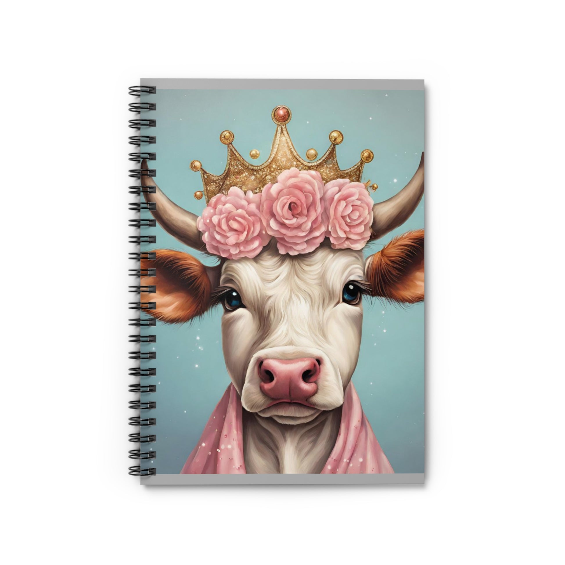 "Princess Moo" Spiral Notebook - Ruled Line by Princess Moo Store for lists, notes.