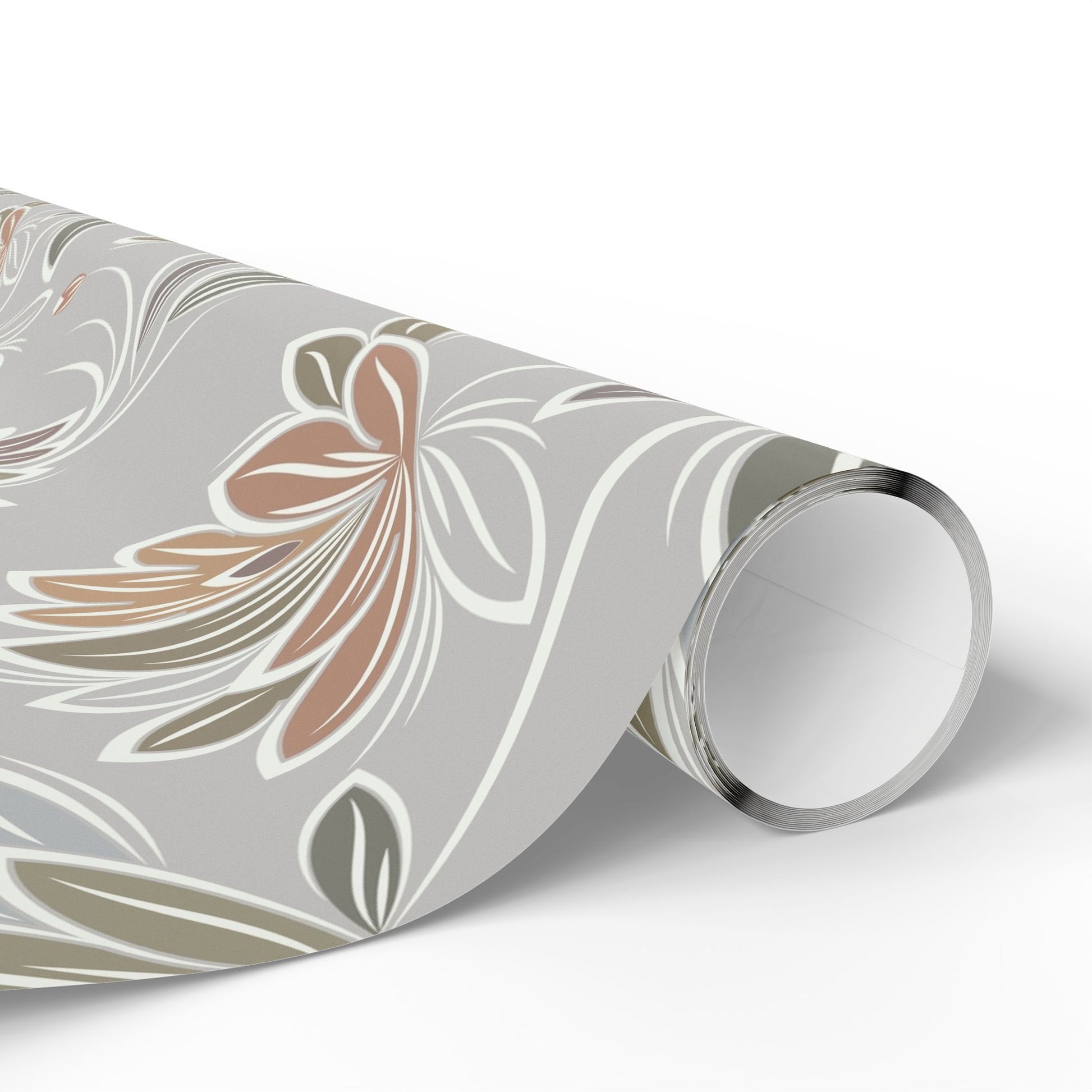 Floral Wrapping Paper - Elegant Gift Wrap for Special Occasions, Eco-Friendly, Birthday, Wedding, Holiday Gifts - aMOOsing Designs