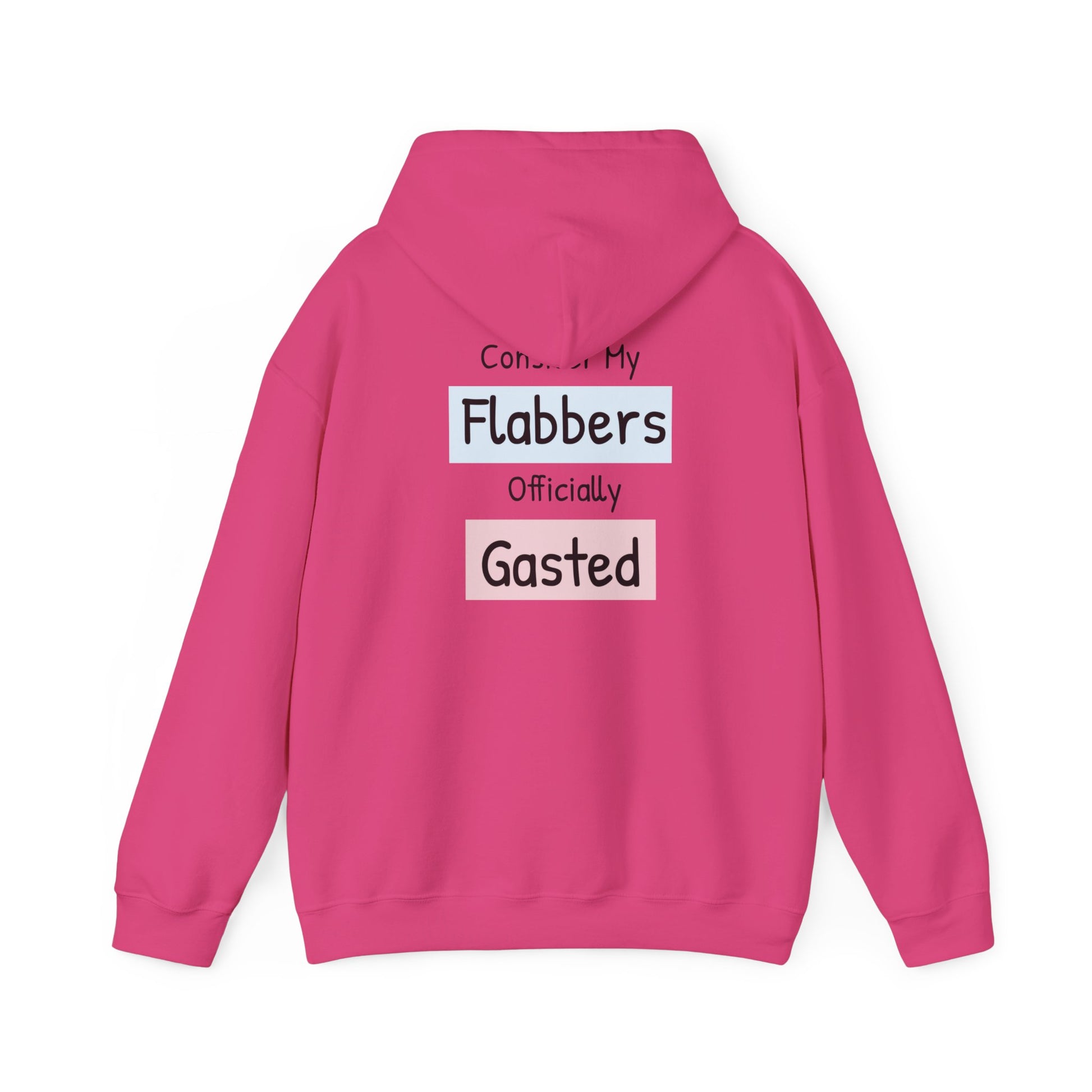 Funny Unisex Hoodie: 'Consider My Flabbers Officially Gasted' - aMOOsing Designs